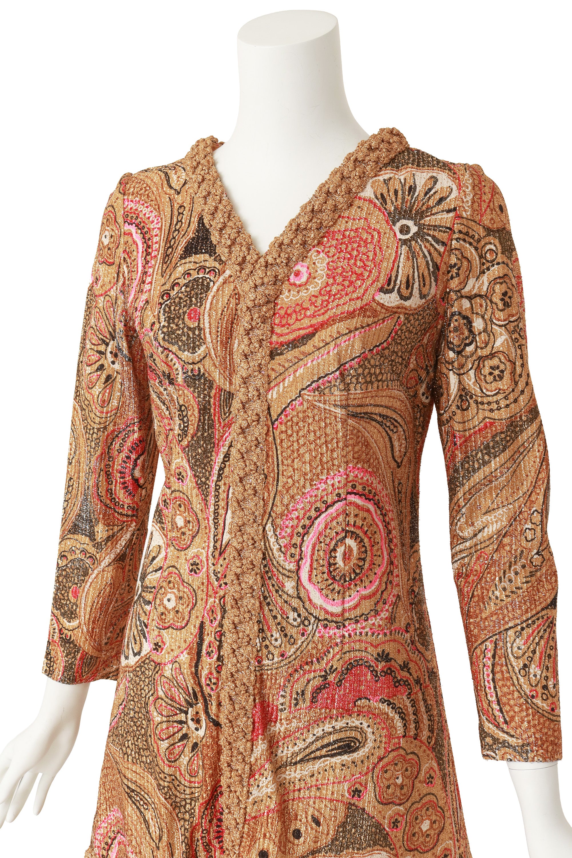 Paisley Lamé Tunic & Pant Set - Image 2