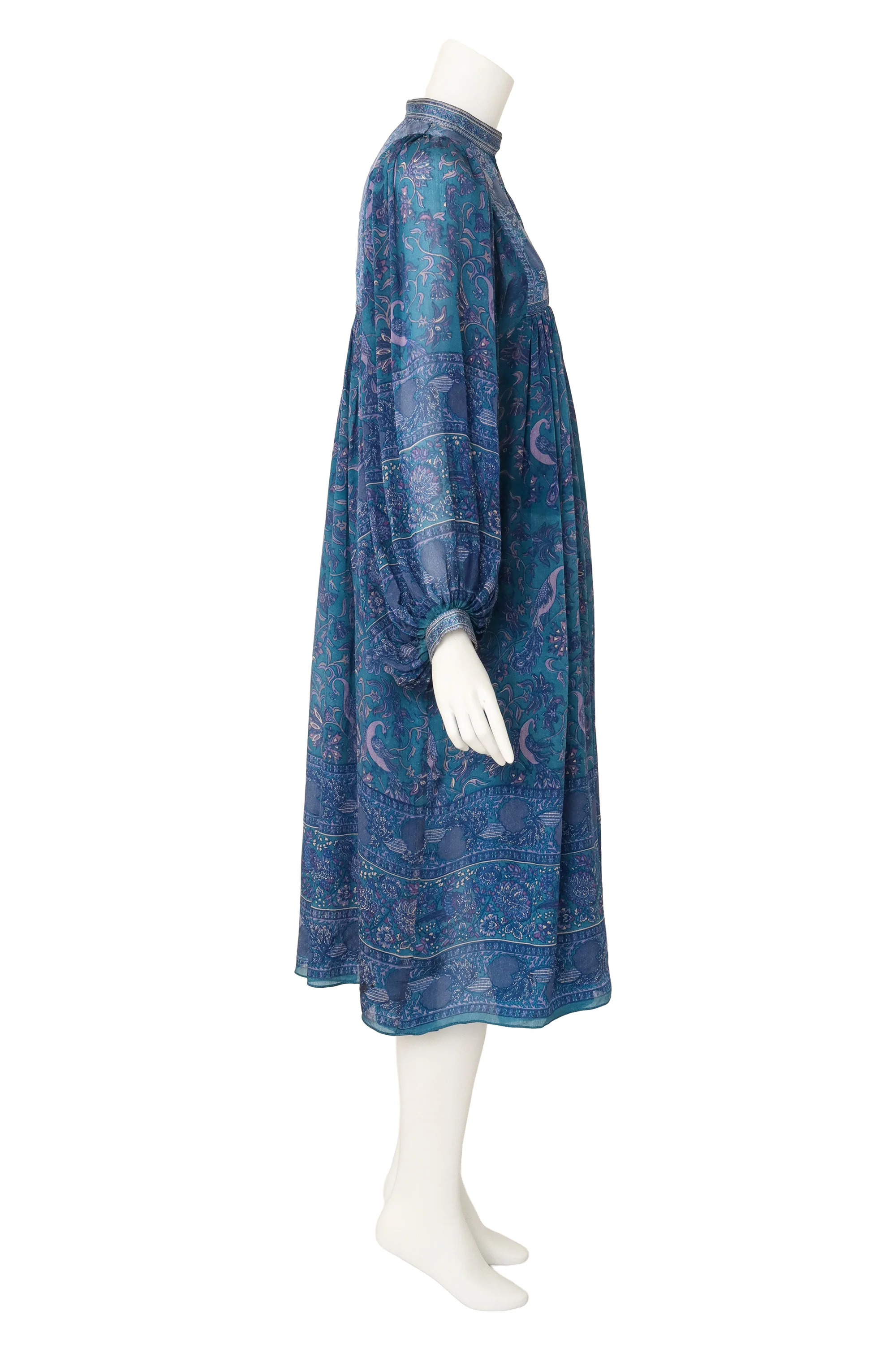 Paisley Peasant Tunic Dress - Image 4