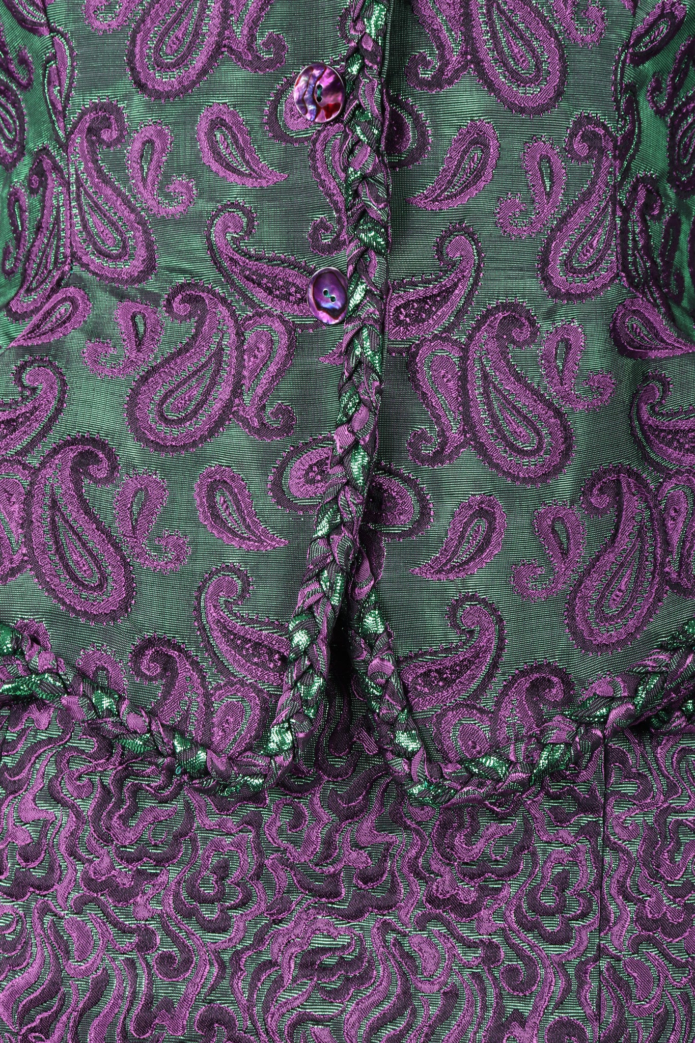 Paisley Peplum Jacket & Skirt Set - Image 12
