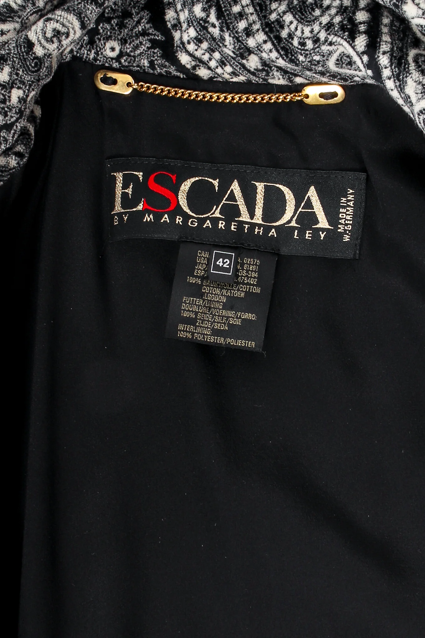 Paisley Quilted Velvet Bomber Jacket - Image 10