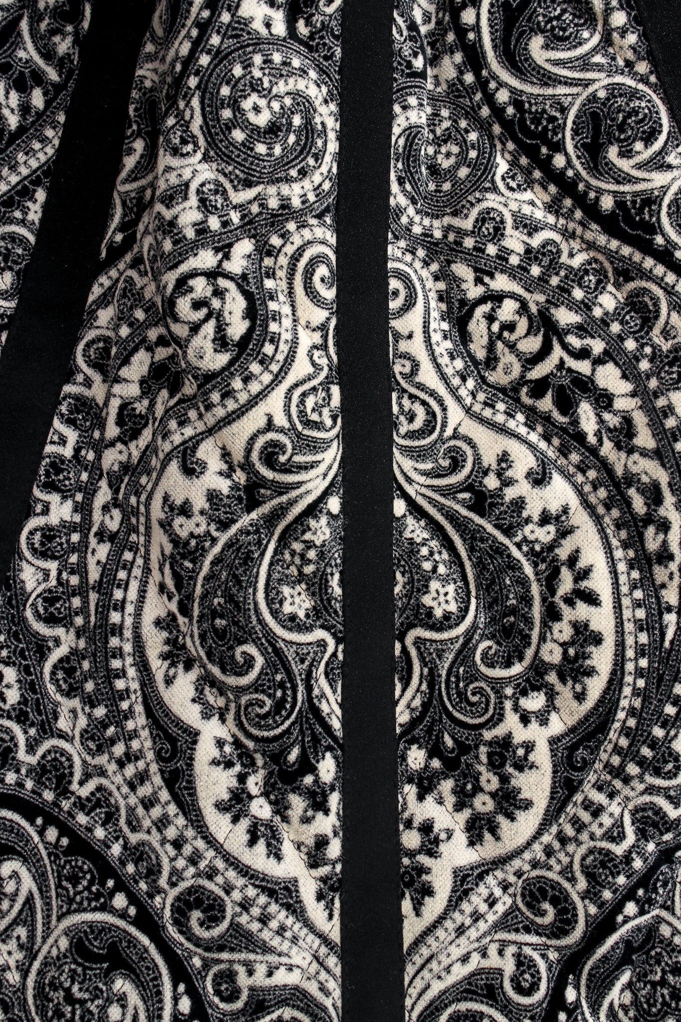 Paisley Quilted Velvet Bomber Jacket - Image 8