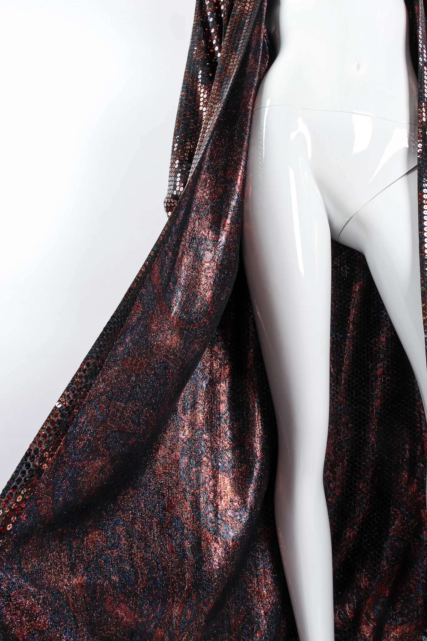 Paisley Sequin Duster Coat - Image 5