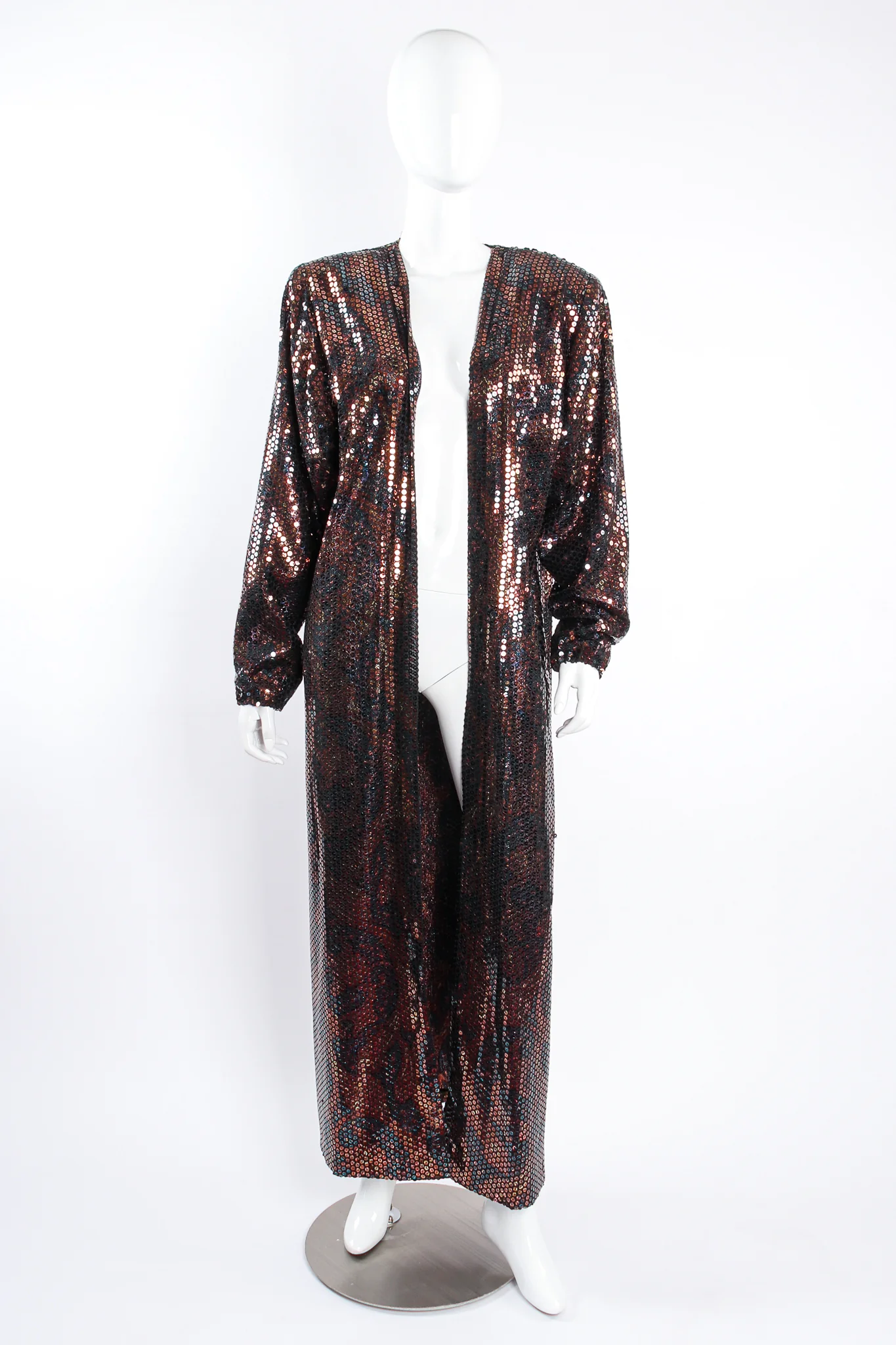 Paisley Sequin Duster Coat - Image 6