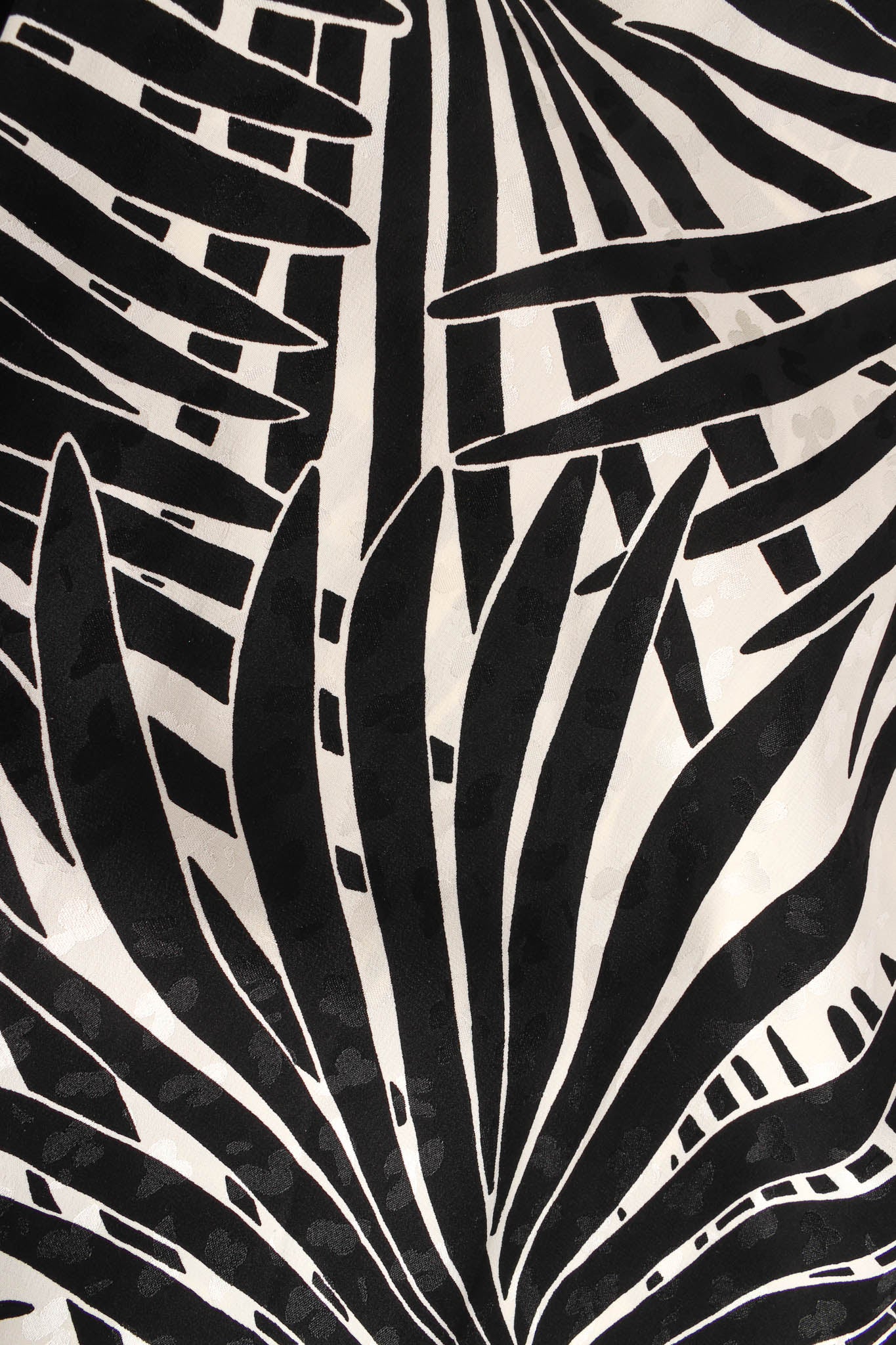 Palm Leaves Silk Maxi Skirt - Image 6