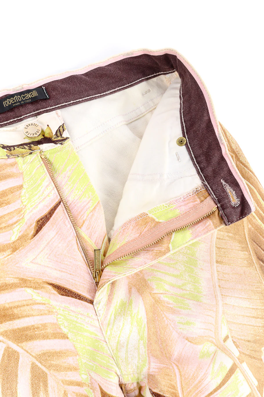 Palm Print Straight Leg Jeans - Image 9