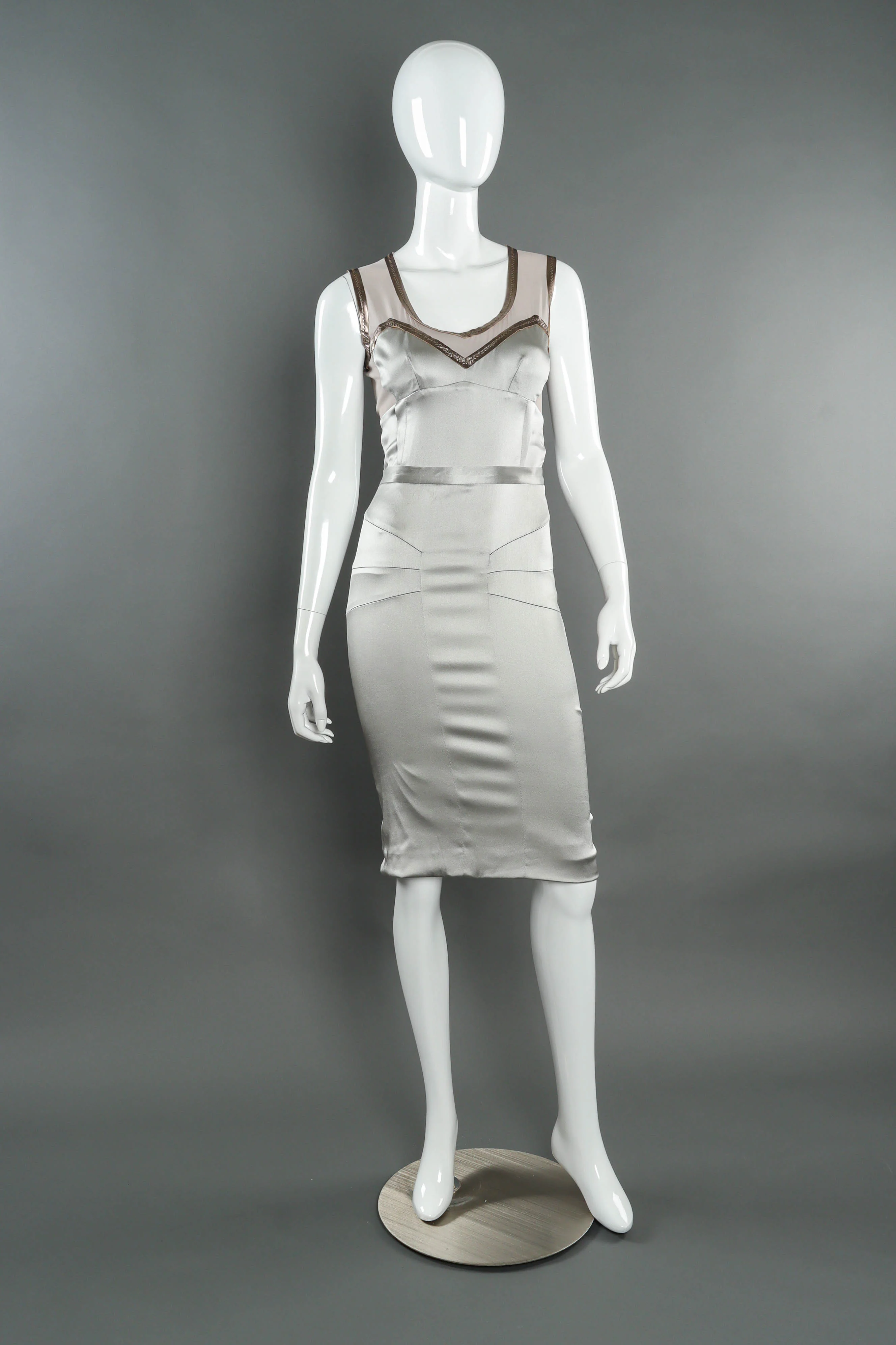 Panel Midi Sheath Dress
