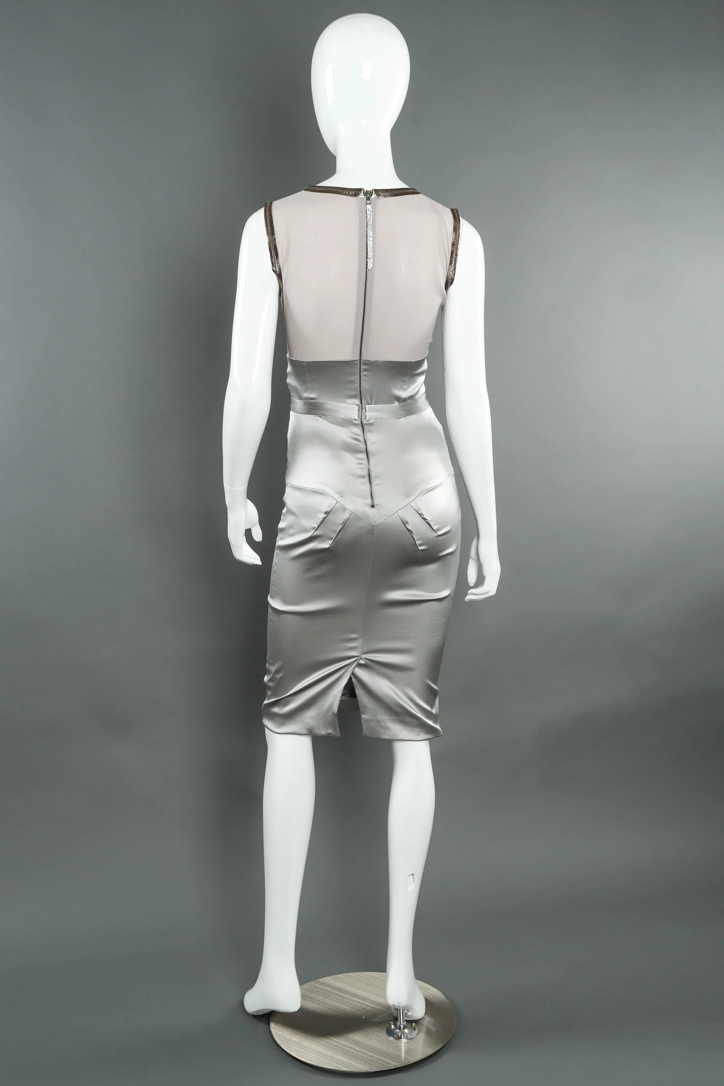Panel Midi Sheath Dress - Image 4