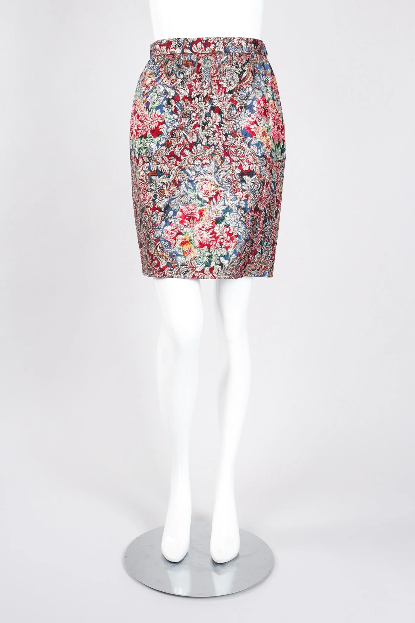 Parallèle Brocade Mandarin Jacket & Skirt Set - Image 20