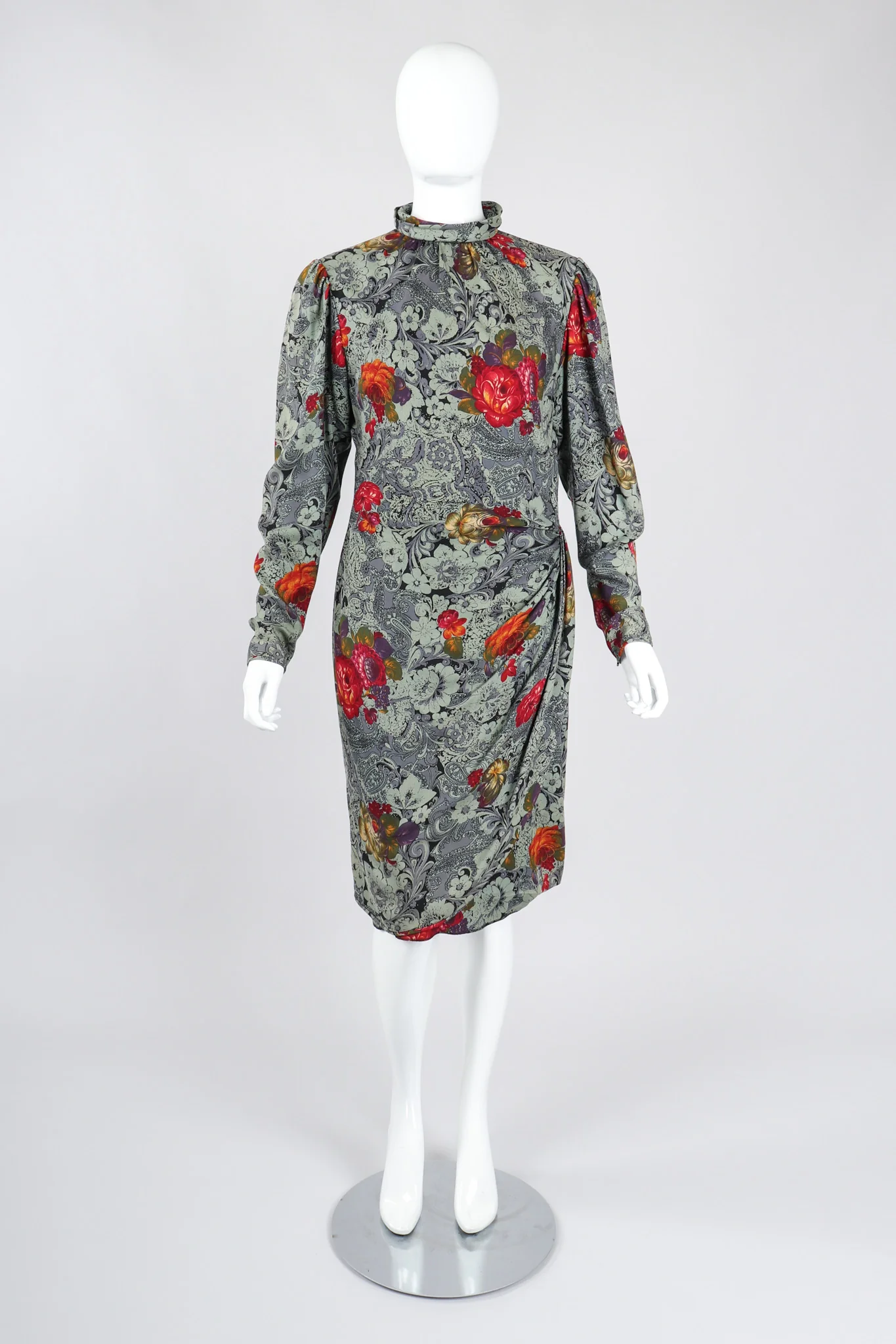 Parallèle Floral Lace Print Dress - Image 3