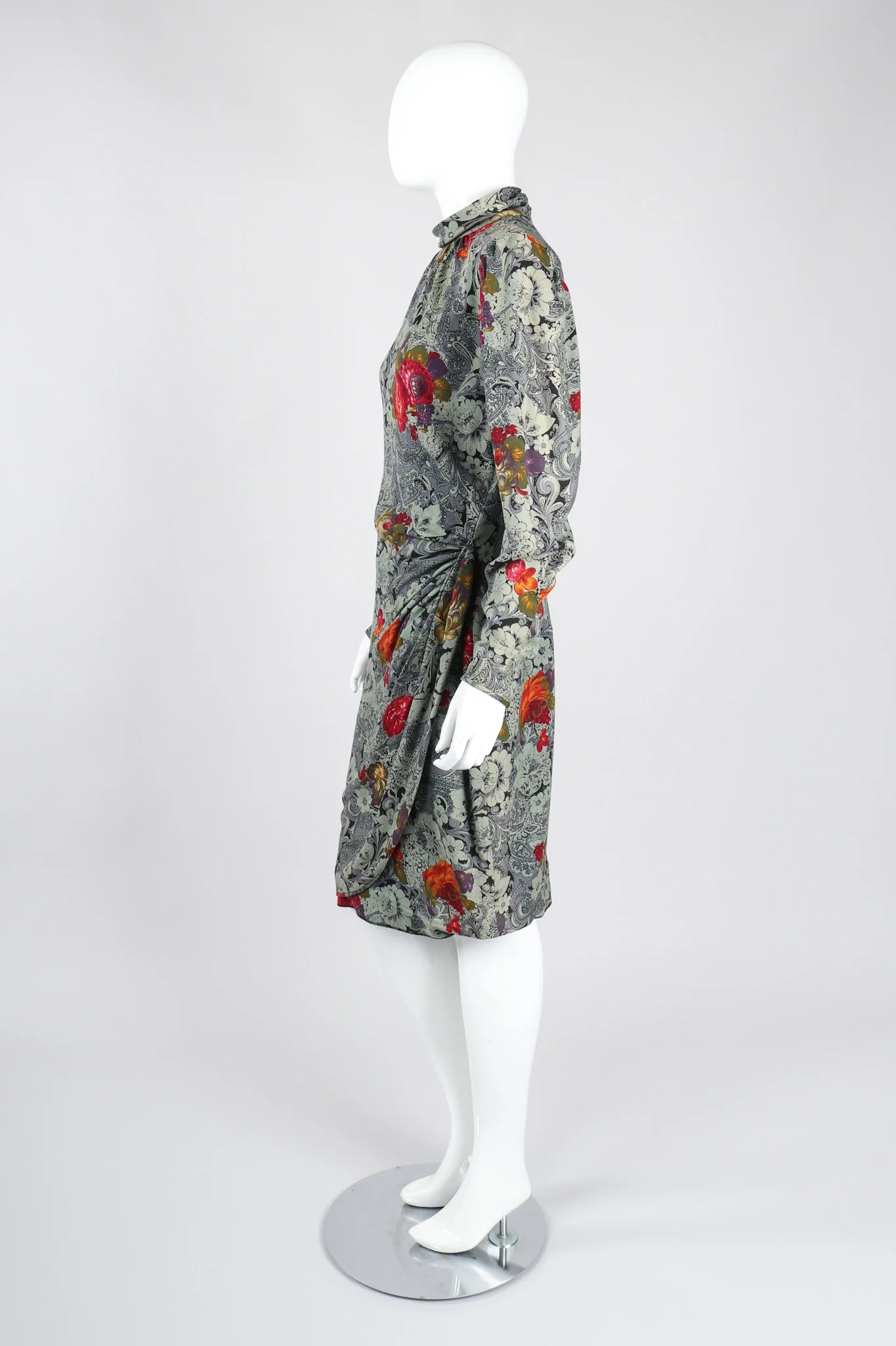 Parallèle Floral Lace Print Dress - Image 4
