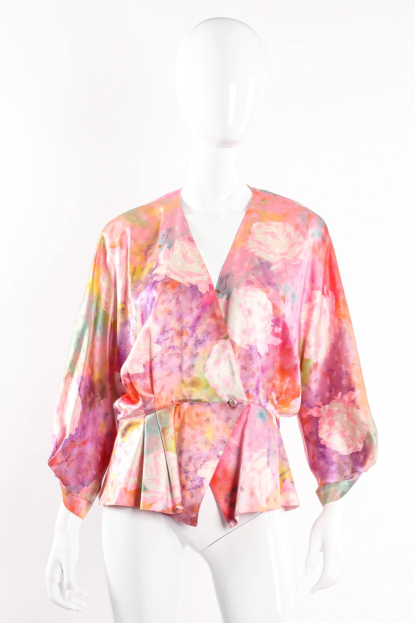 Parallèle Floral Silk Three-Piece Leisure Set - Image 14