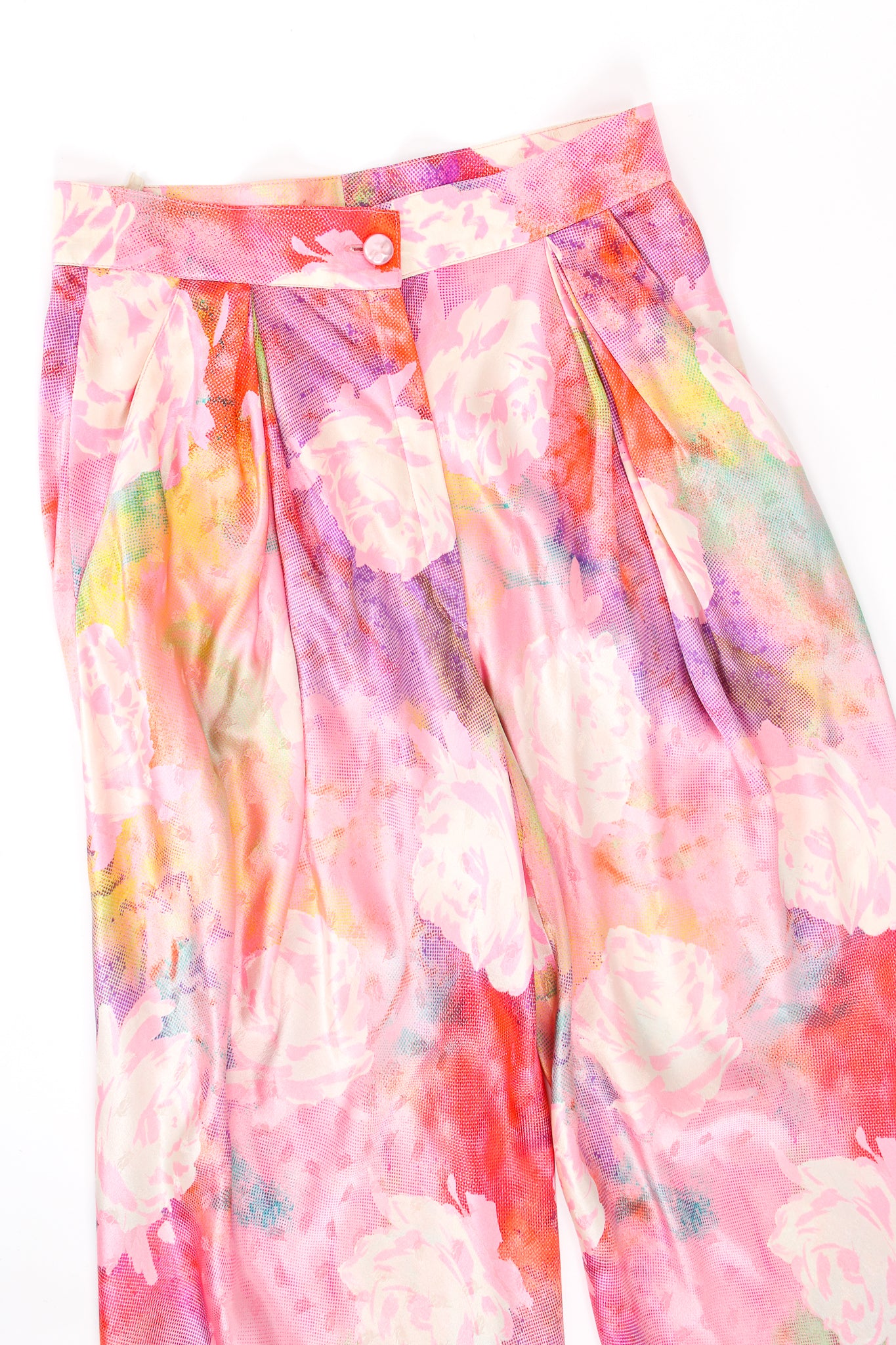 Parallèle Floral Silk Three-Piece Leisure Set - Image 23