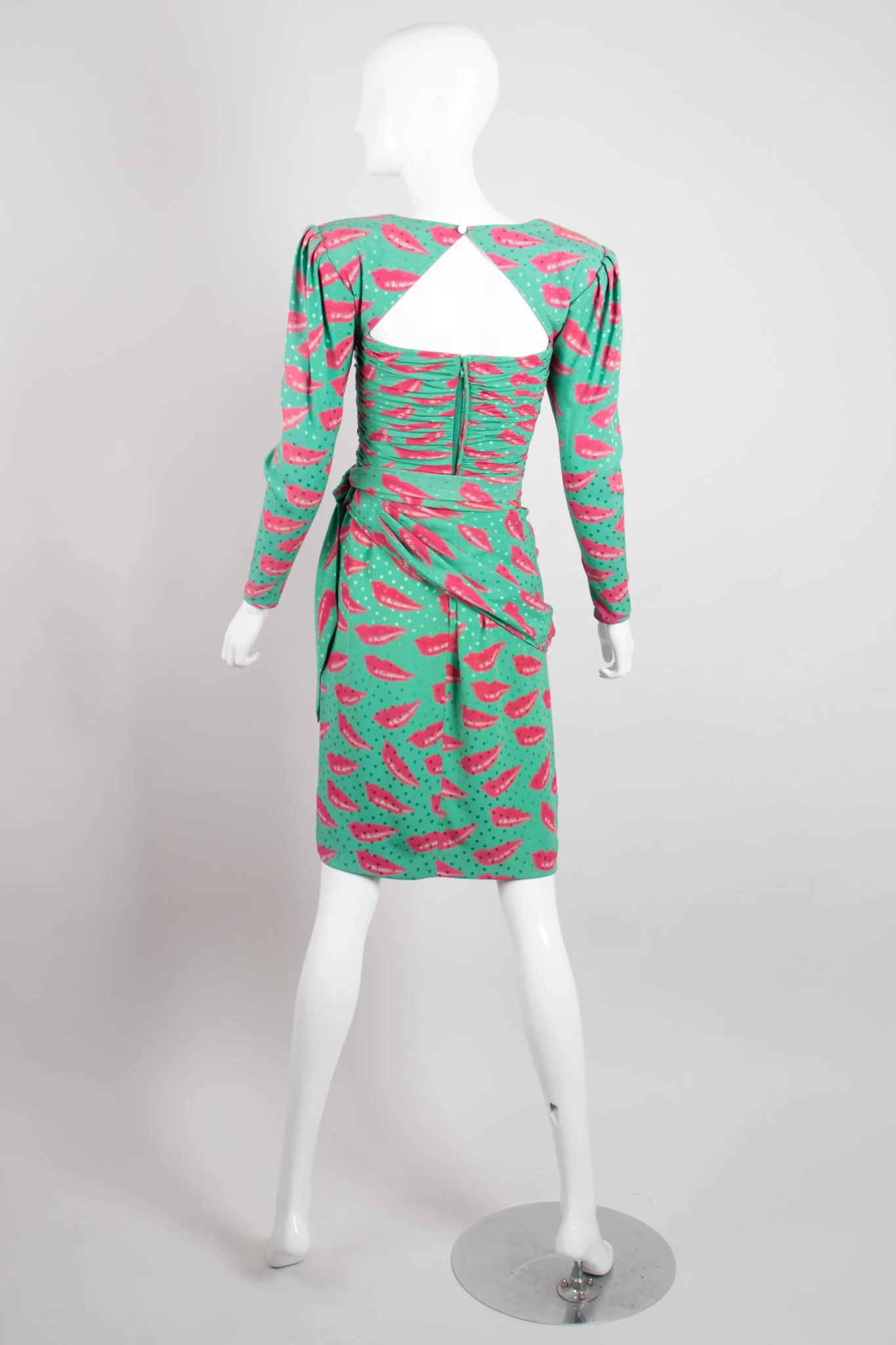 Parallèle Lip Print Dress - Image 6