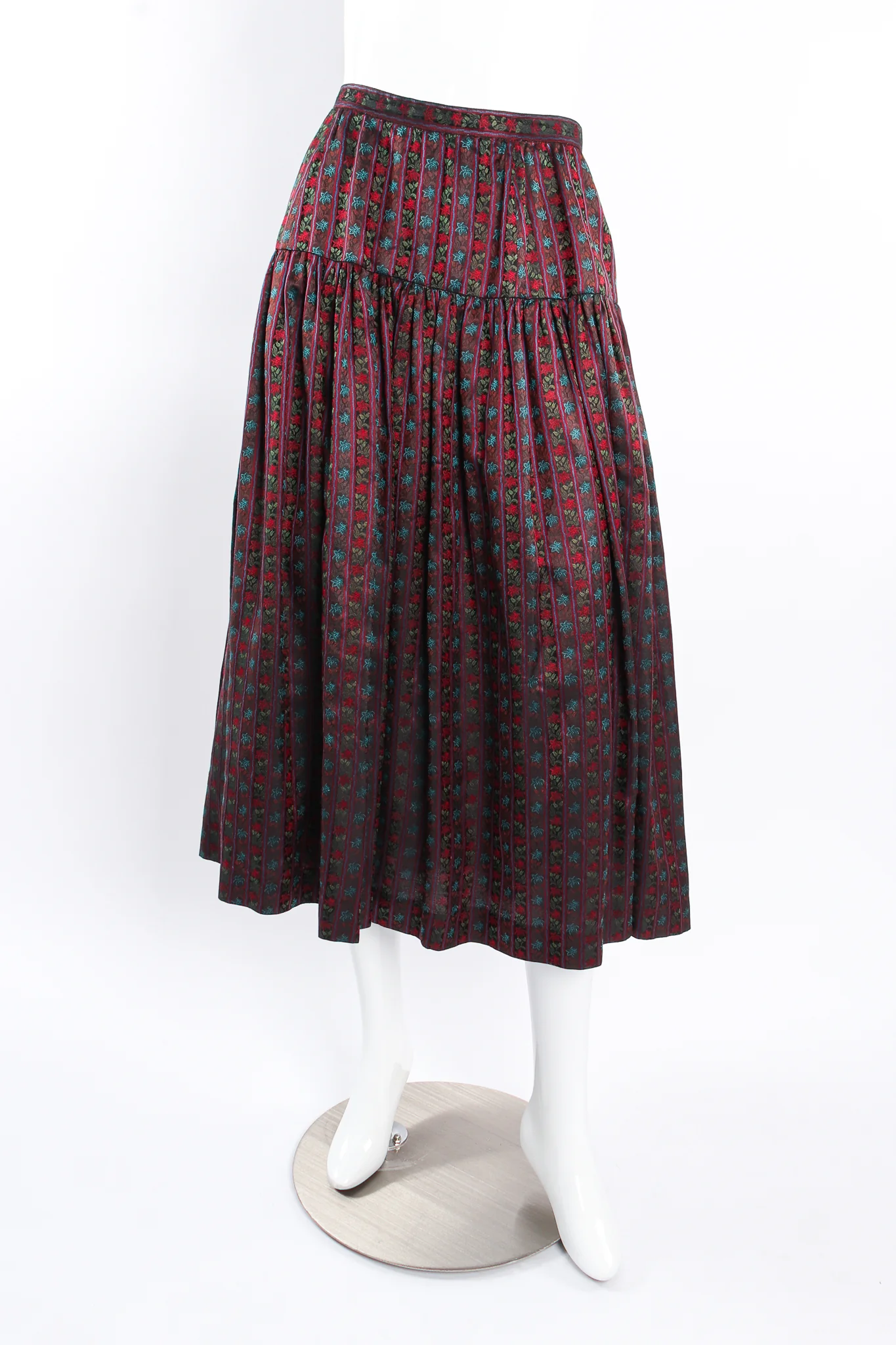 Parallèle Ribbon Stripe Blouse & Skirt Set - Image 12