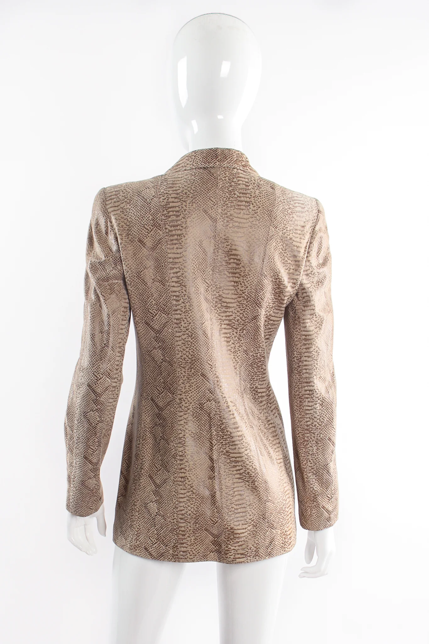 Parallèle Suede Snakeskin Jacket & Pant Suit - Image 10