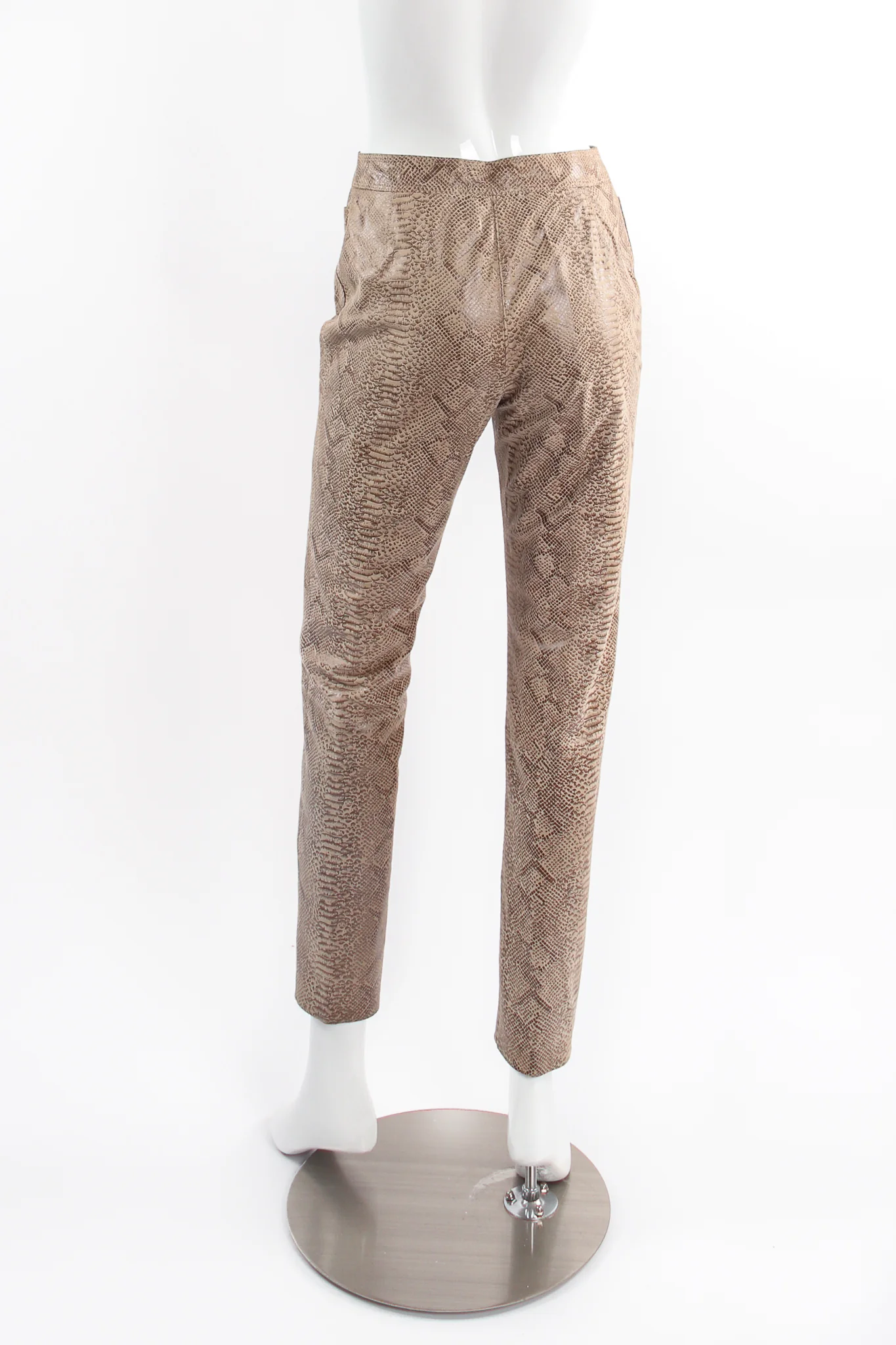 Parallèle Suede Snakeskin Jacket & Pant Suit - Image 18