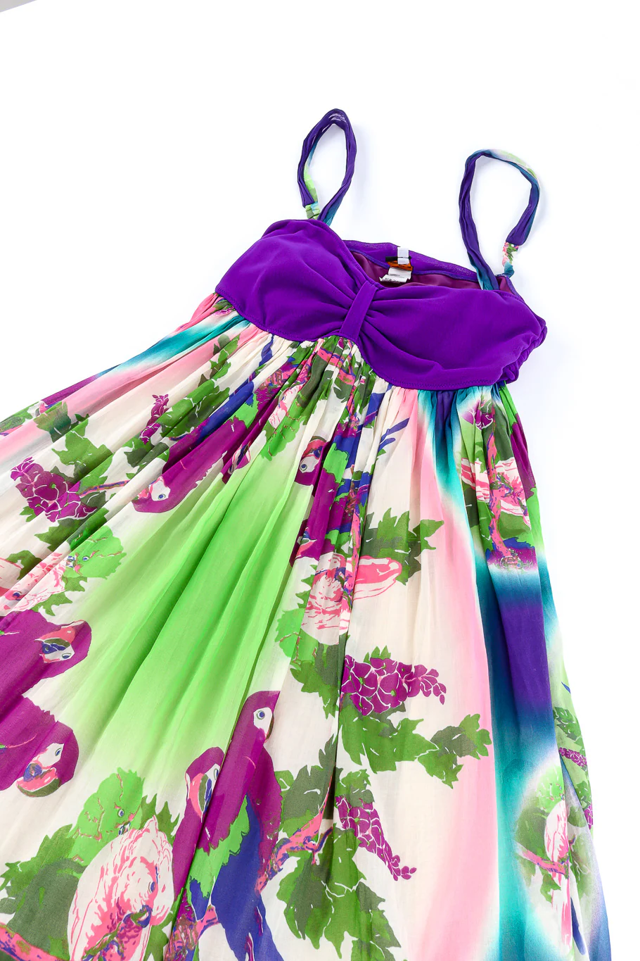Parrot Mesh Babydoll Dress - Image 7