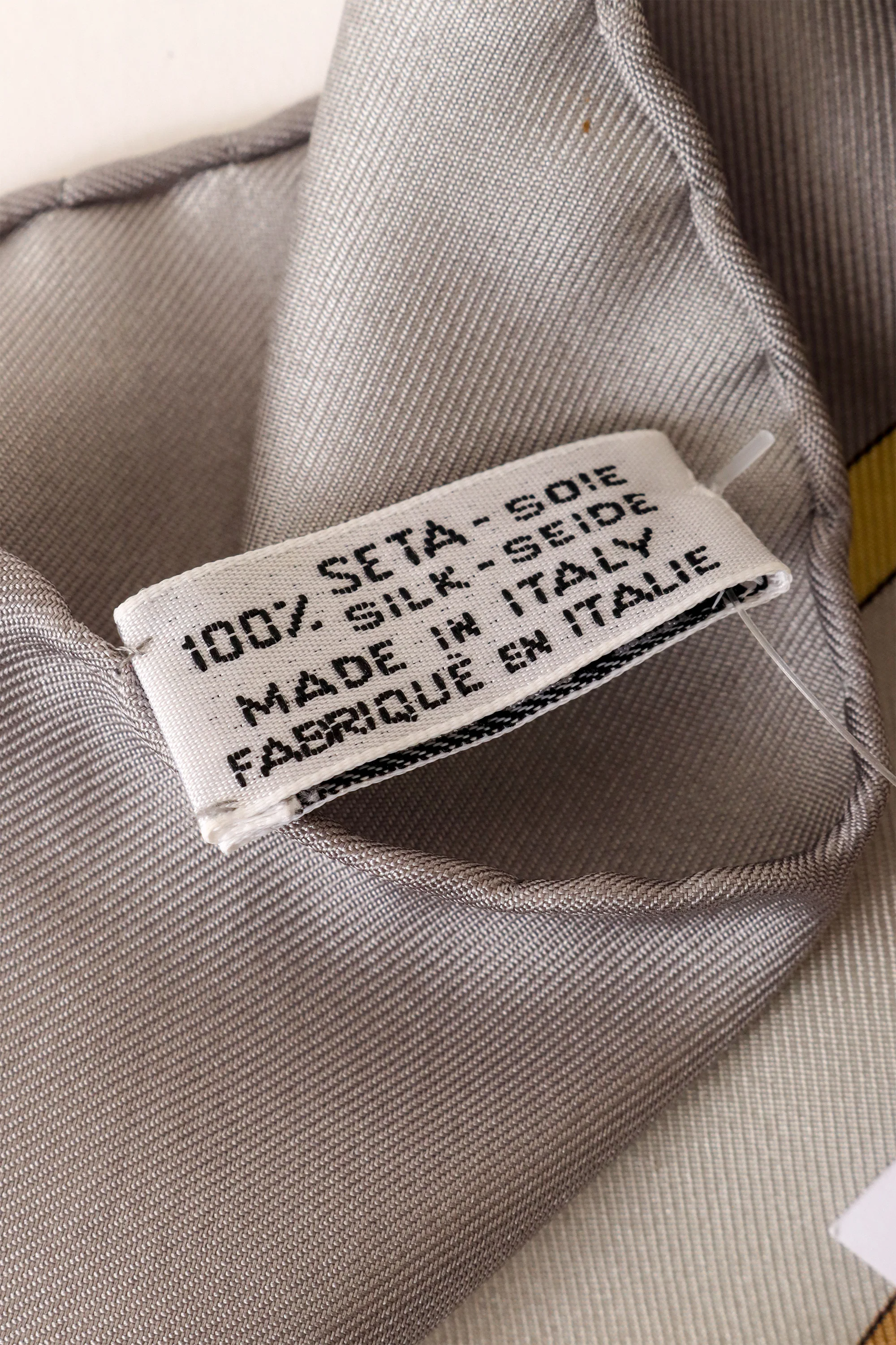 Pastel Belt Stirrup Print Silk Scarf - Image 5