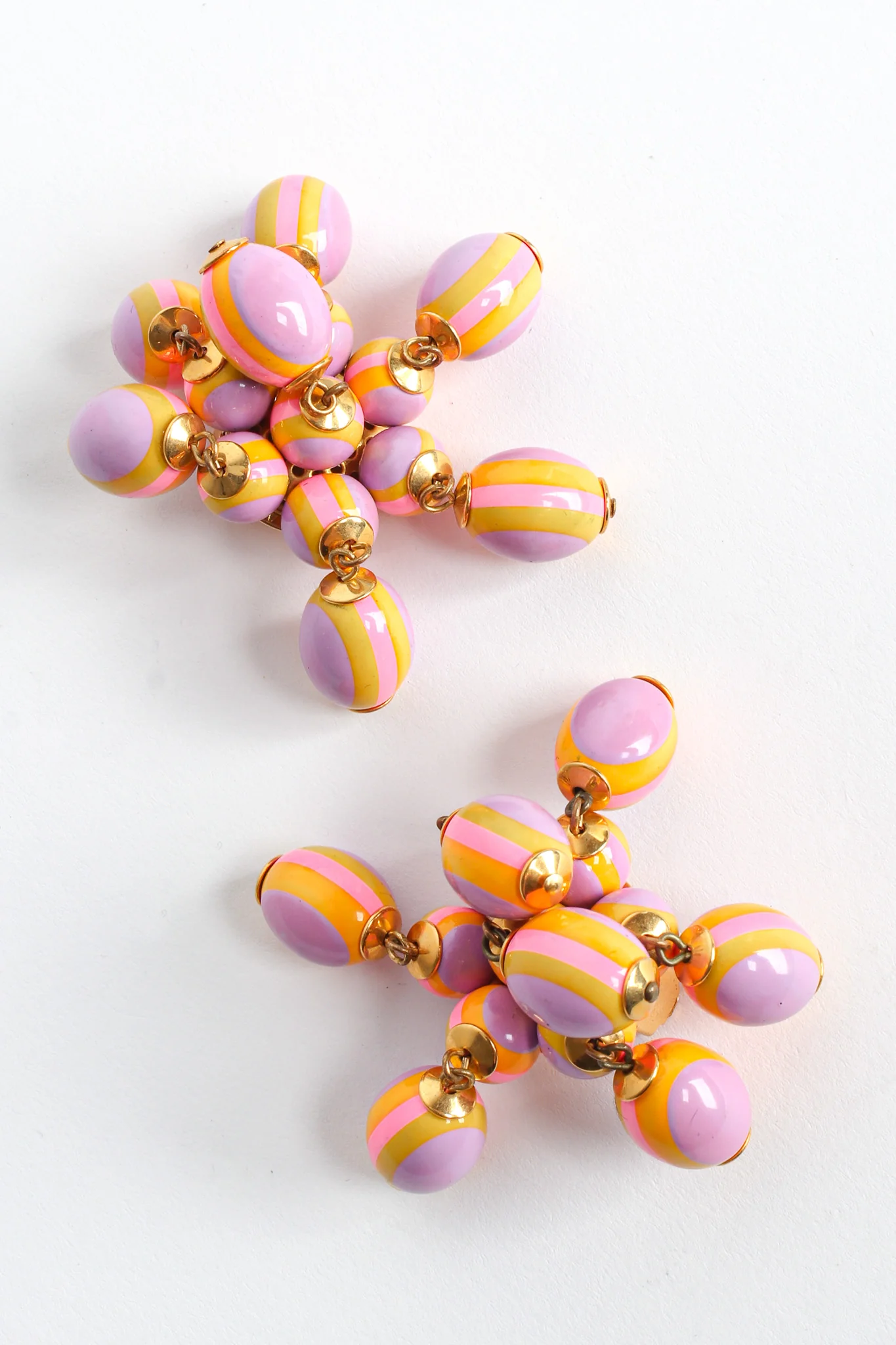 Pastel Egg Cluster Earrings
