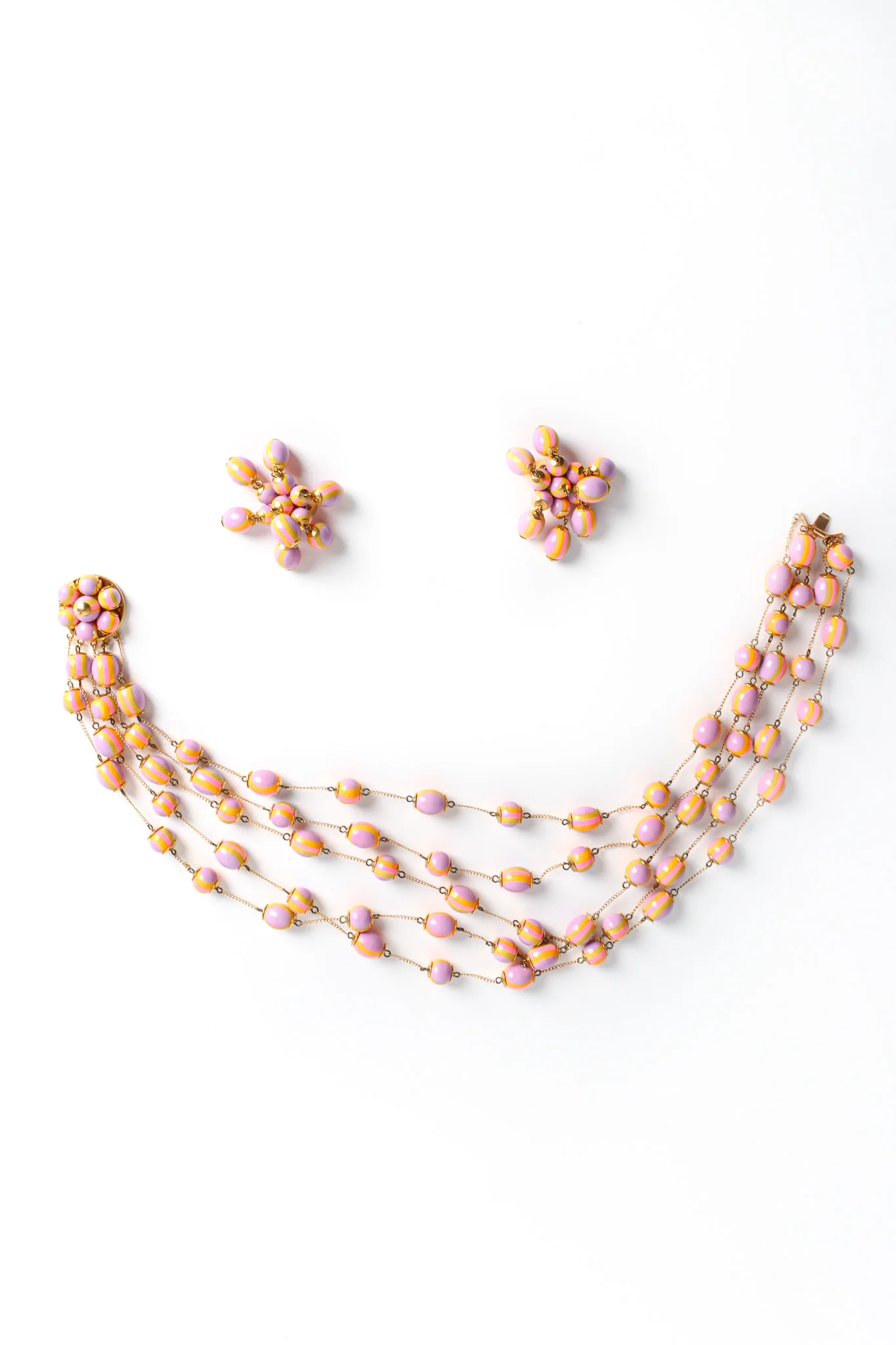 Pastel Egg Cluster Earrings - Image 3