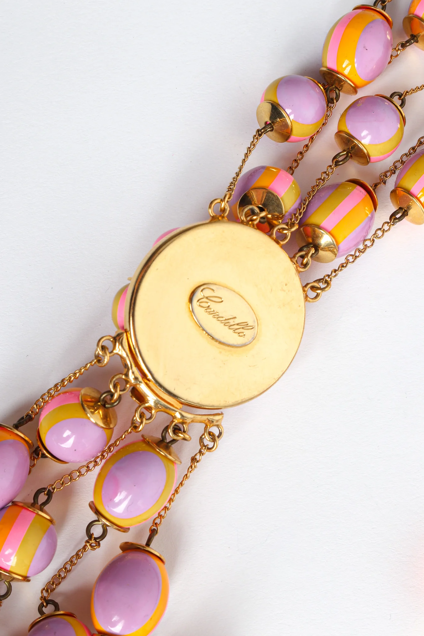 Pastel Egg Floral Bead Necklace - Image 7