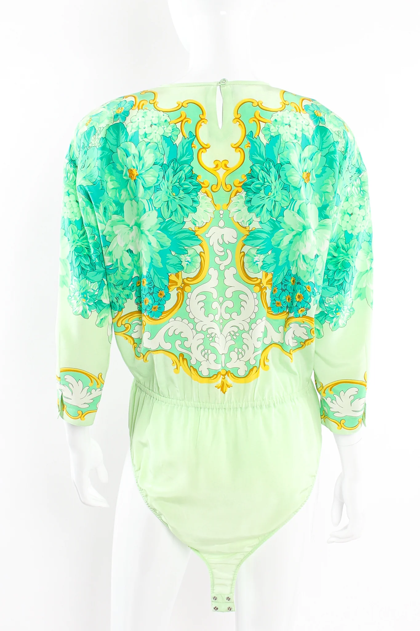 Pastel Floral Baroque Bodysuit - Image 6