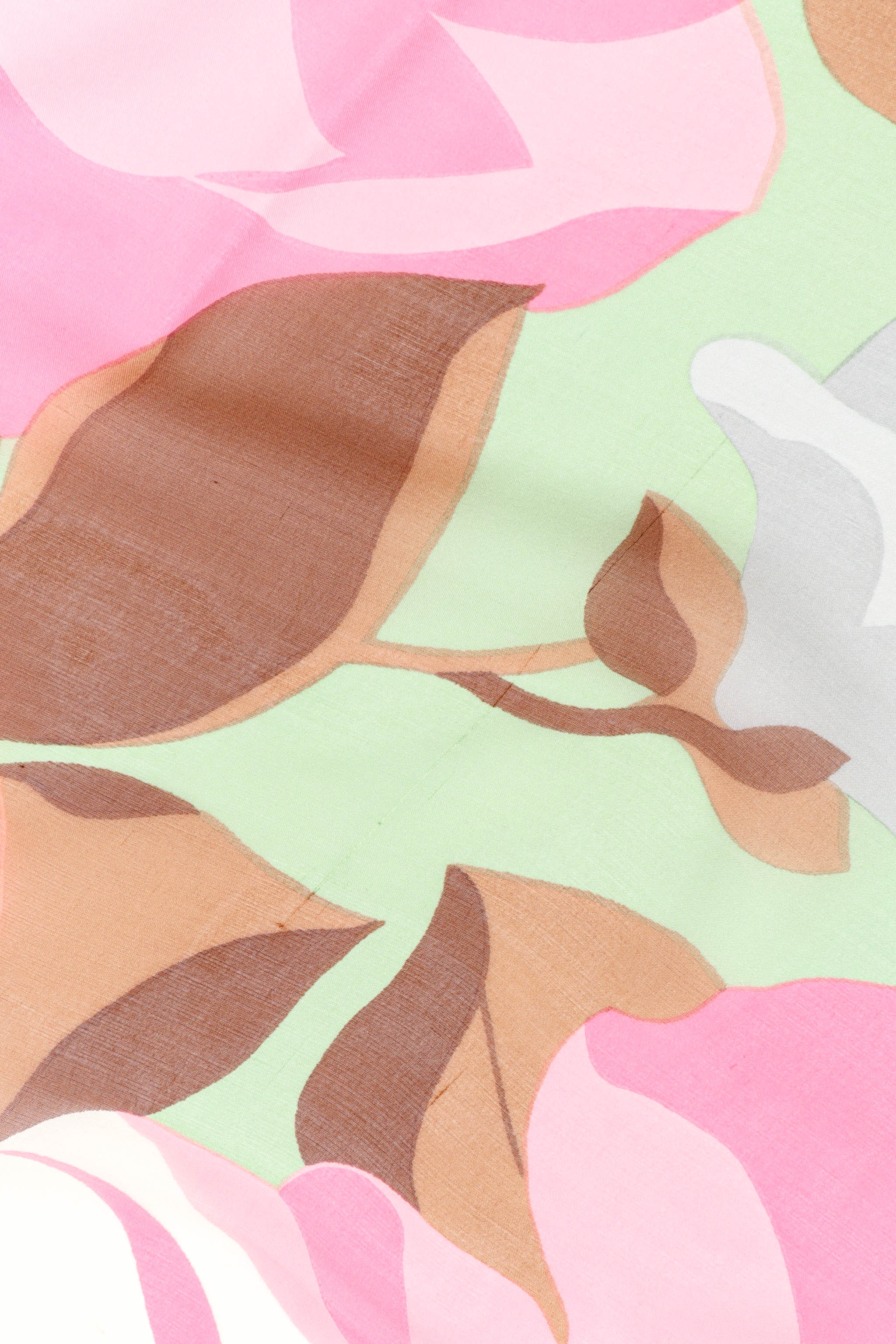 Airy Floral Fringe Shawl - Image 8