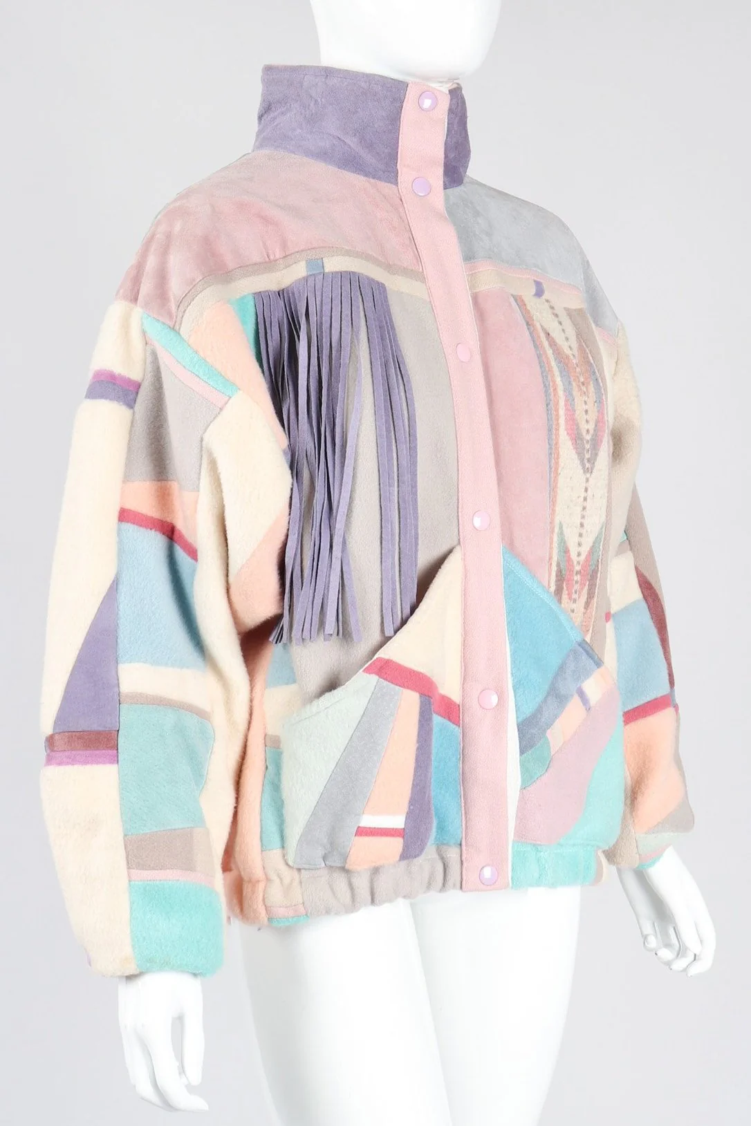 Pastel Fringe Southwest Jacket