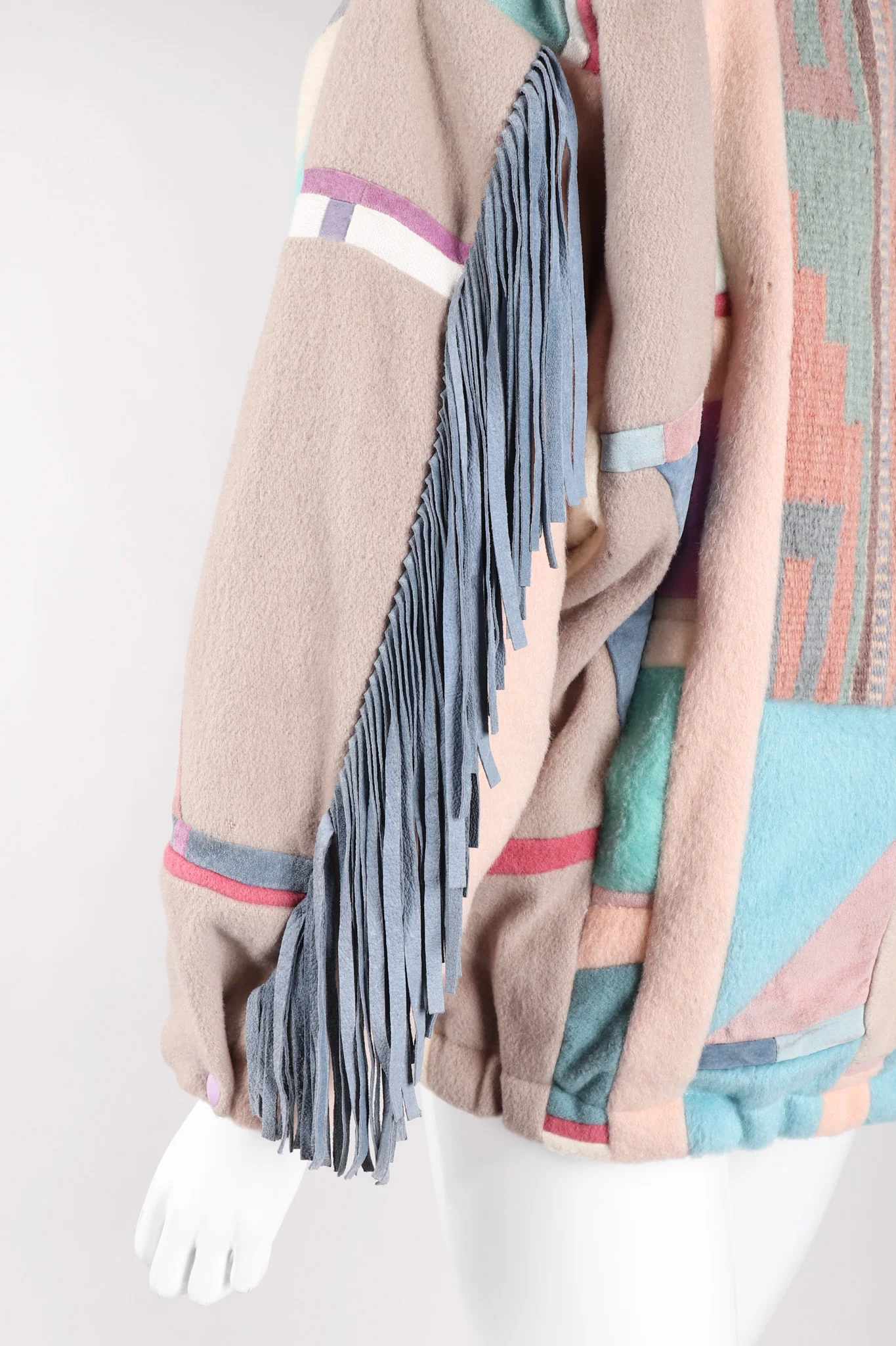 Pastel Fringe Southwest Jacket - Image 10