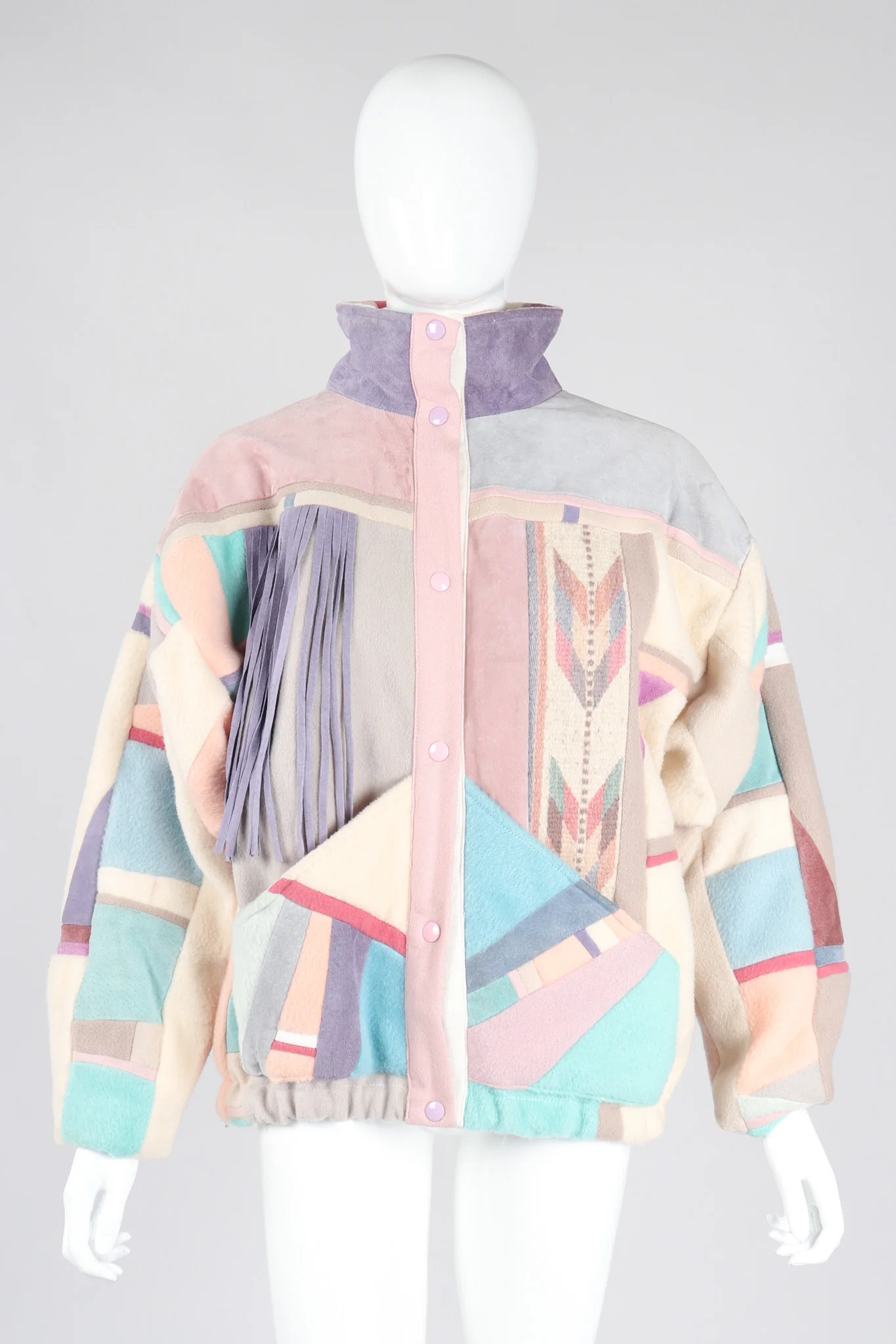 Pastel Fringe Southwest Jacket - Image 2
