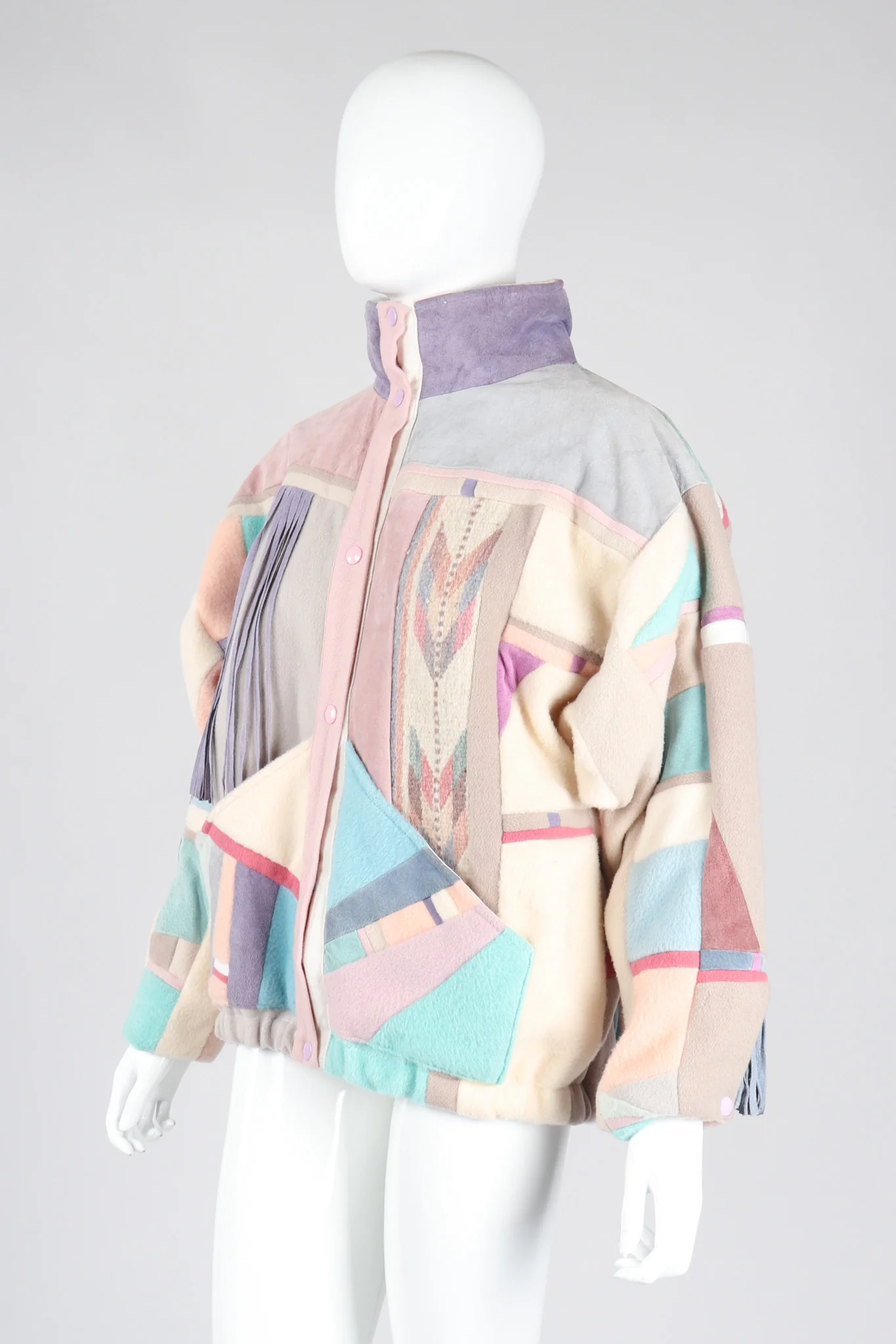 Pastel Fringe Southwest Jacket - Image 3