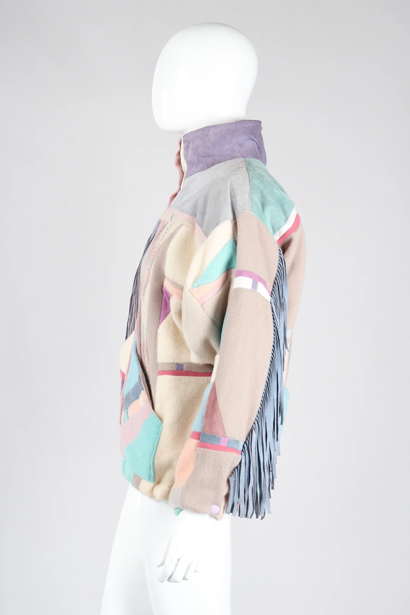 Pastel Fringe Southwest Jacket - Image 4