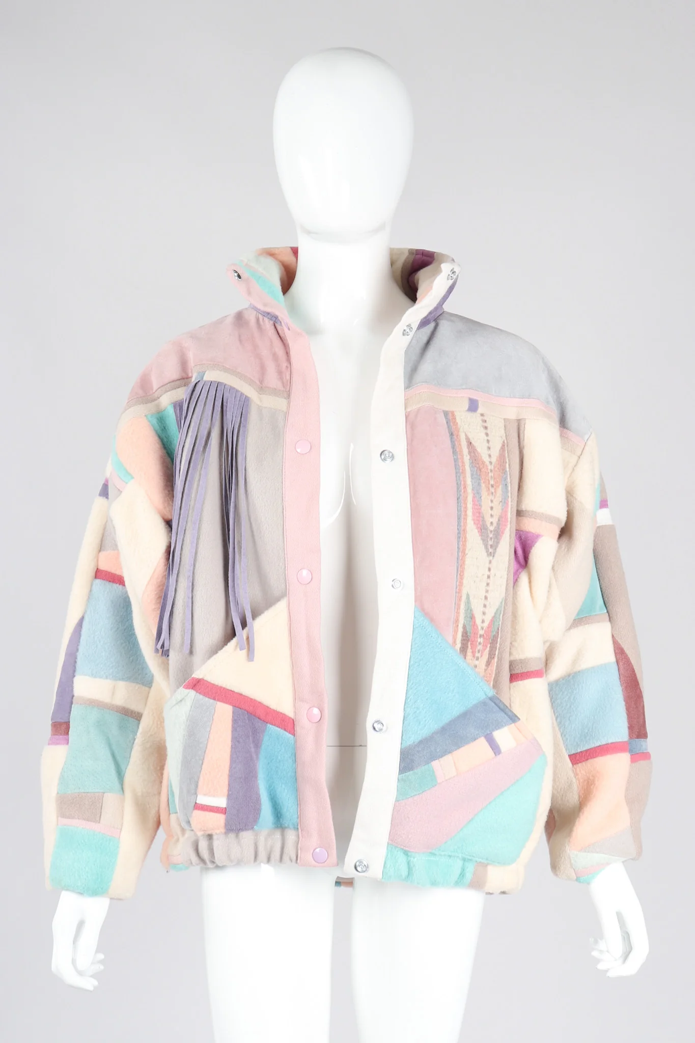 Pastel Fringe Southwest Jacket - Image 7