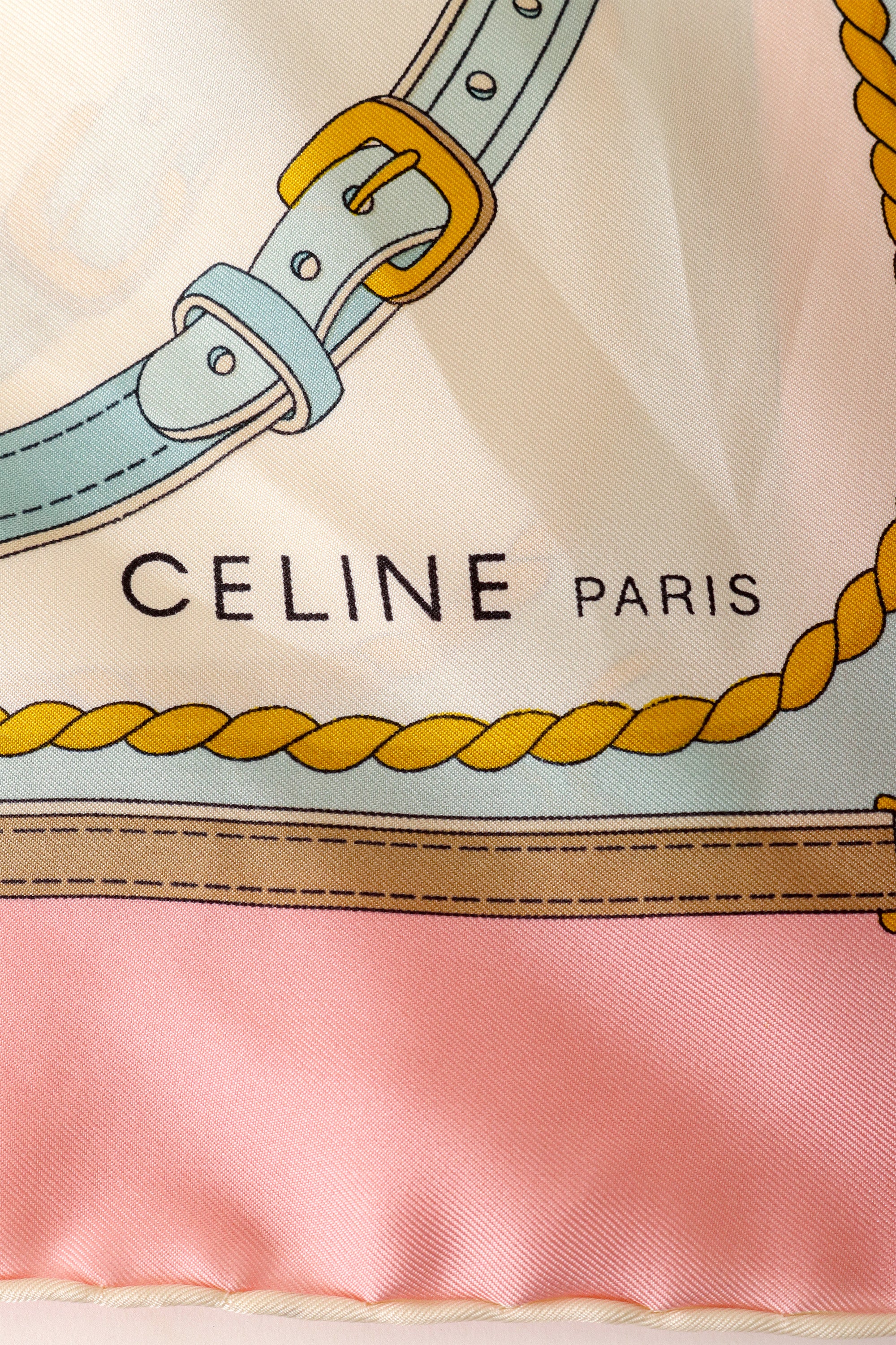 Pastel Jockey Print Scarf - Image 3