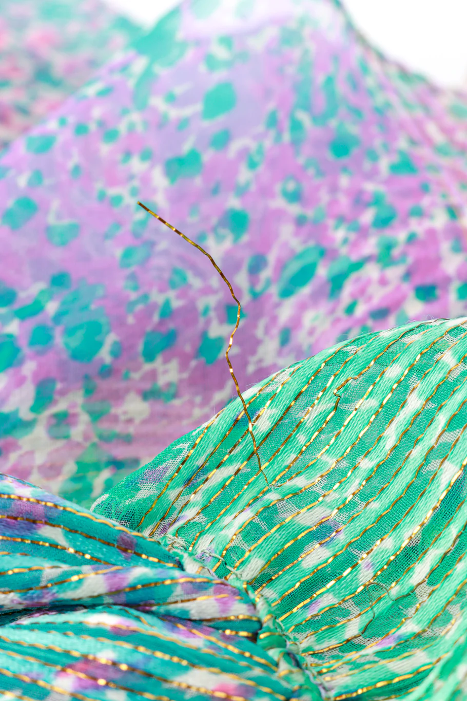 Pastel Paint Splatter Print Dress - Image 8