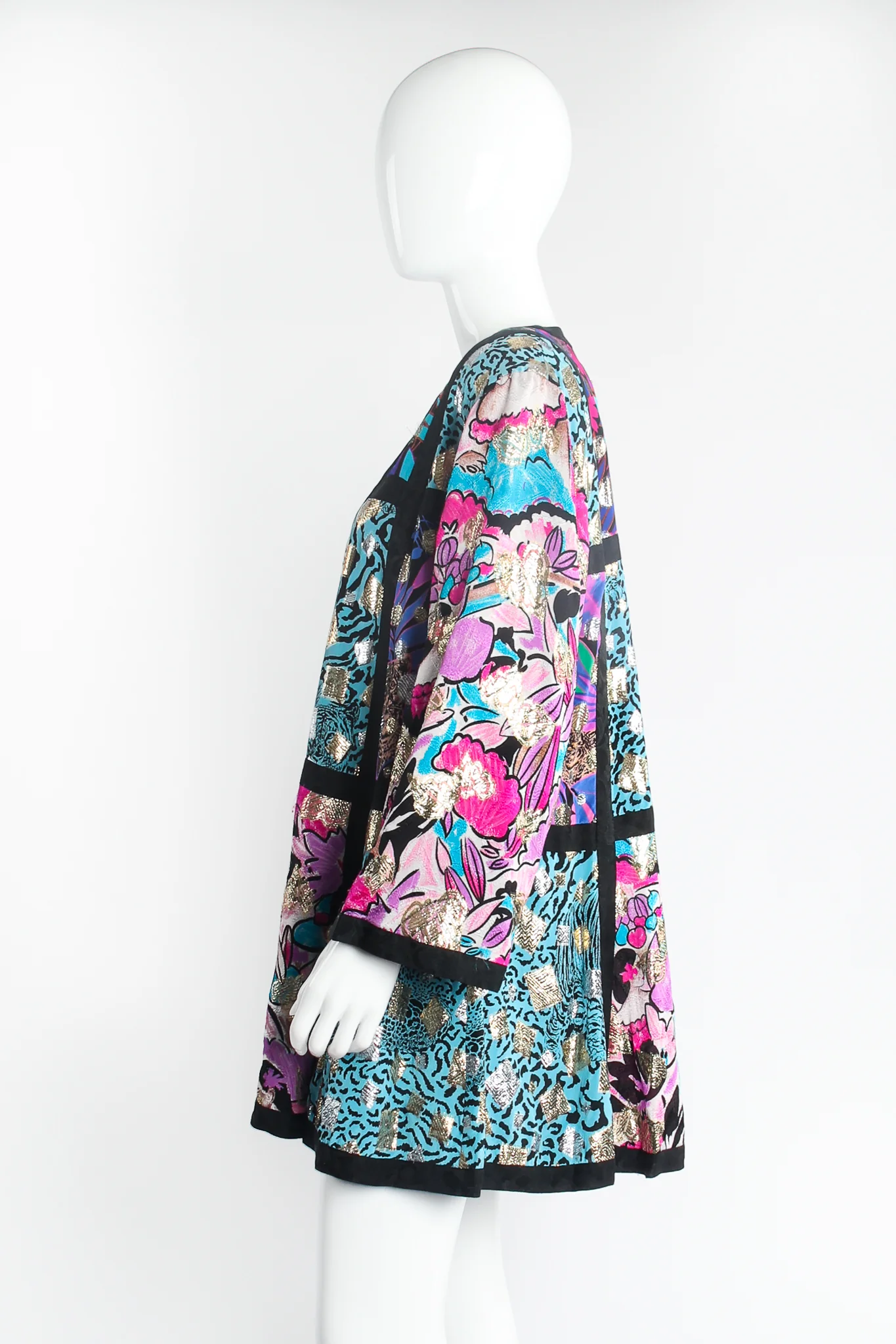 Patchwork Collage Swing Jacket - Image 3