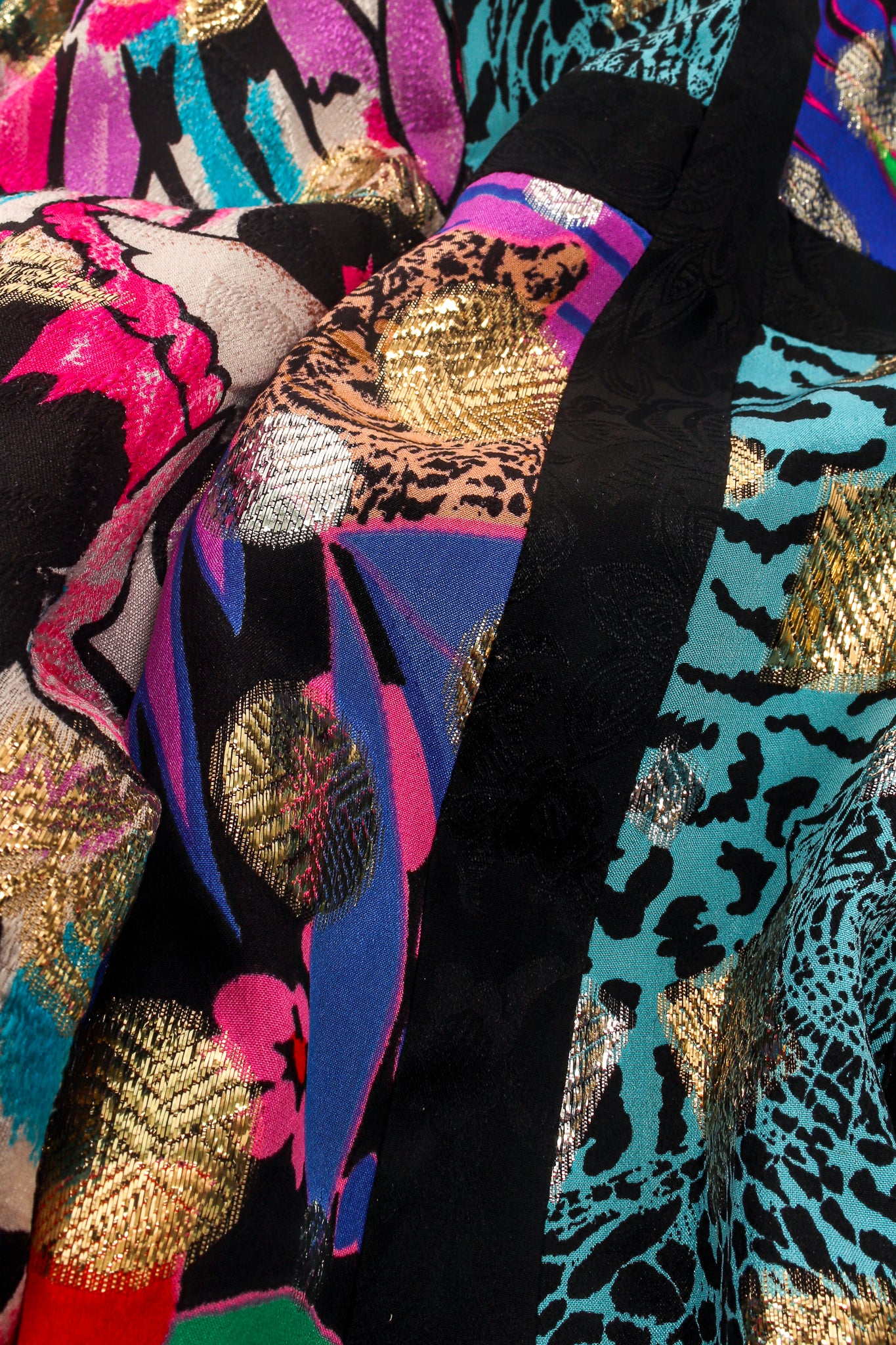 Patchwork Collage Swing Jacket - Image 8