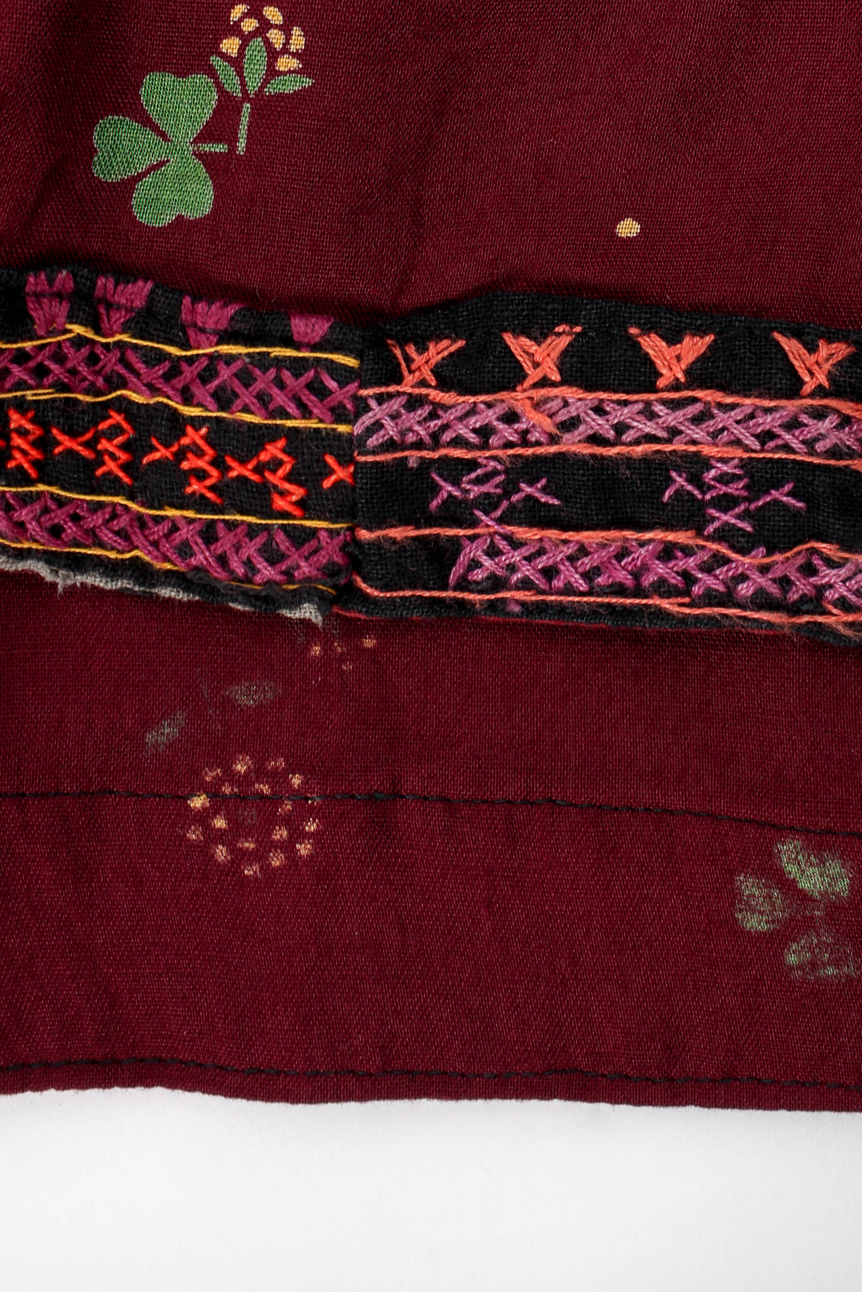 Patchwork Peasant Dress - Image 9