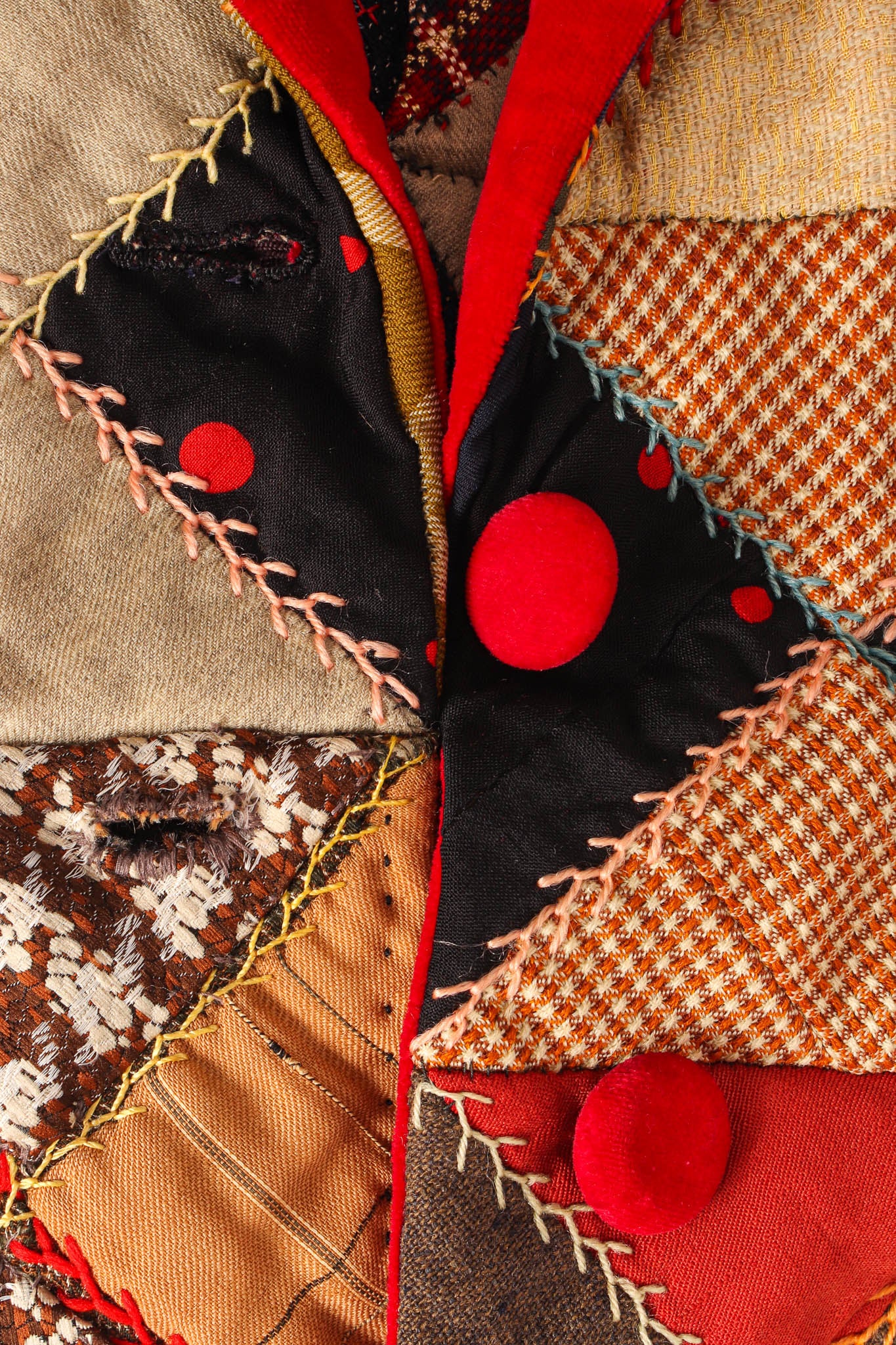 Patchwork Print Blazer - Image 6