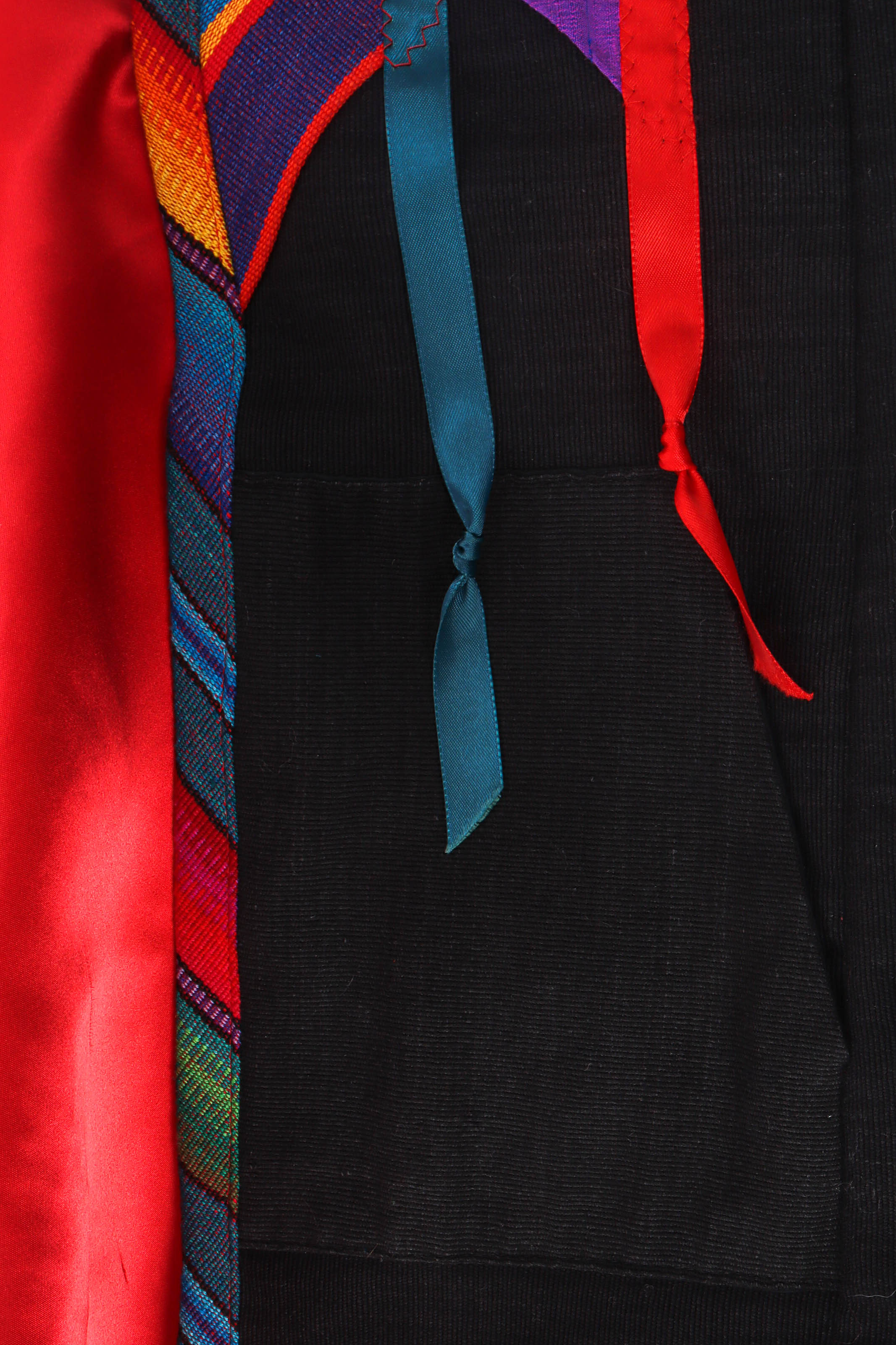 Ribbon Patchwork Coat - Image 5