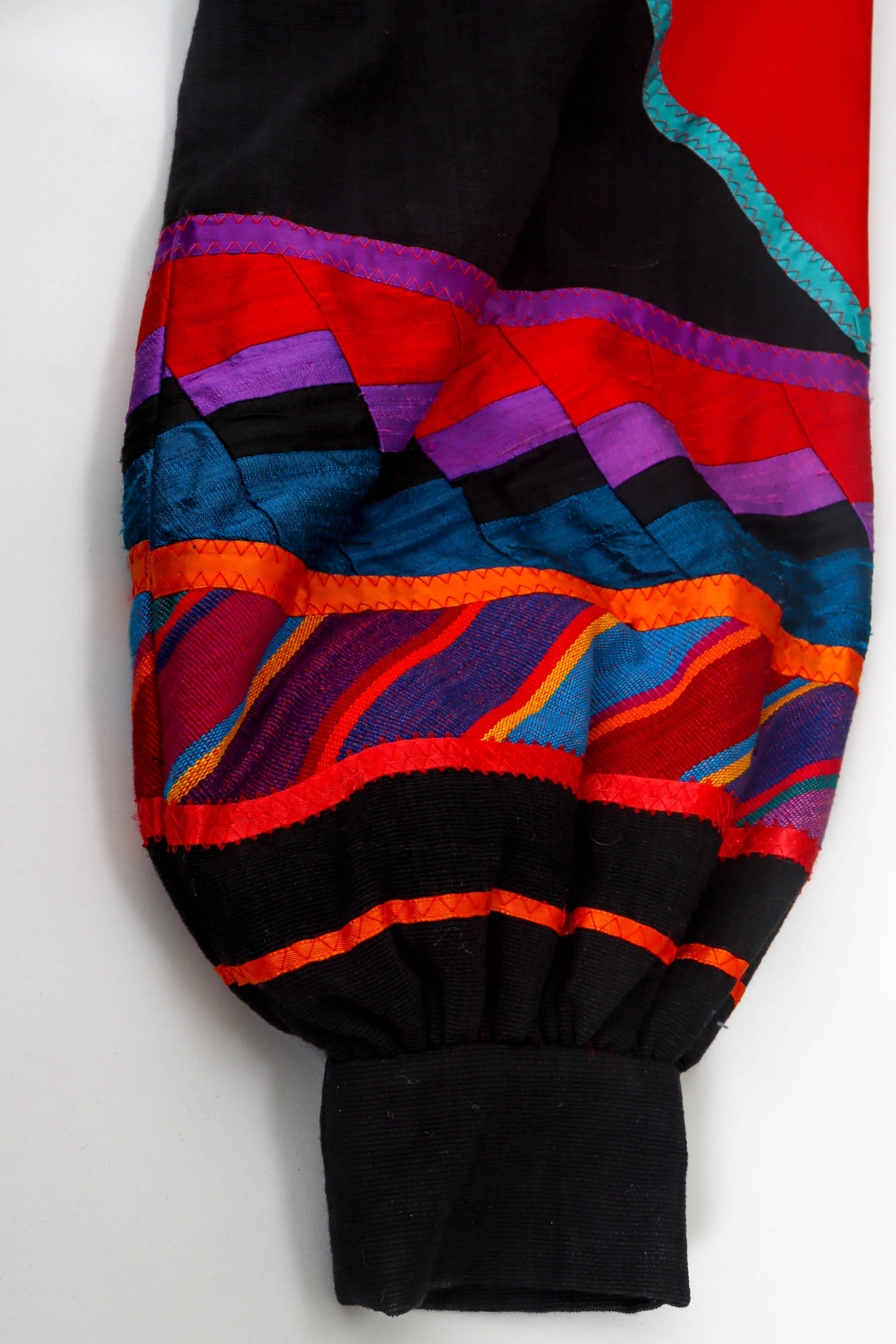Ribbon Patchwork Coat - Image 7