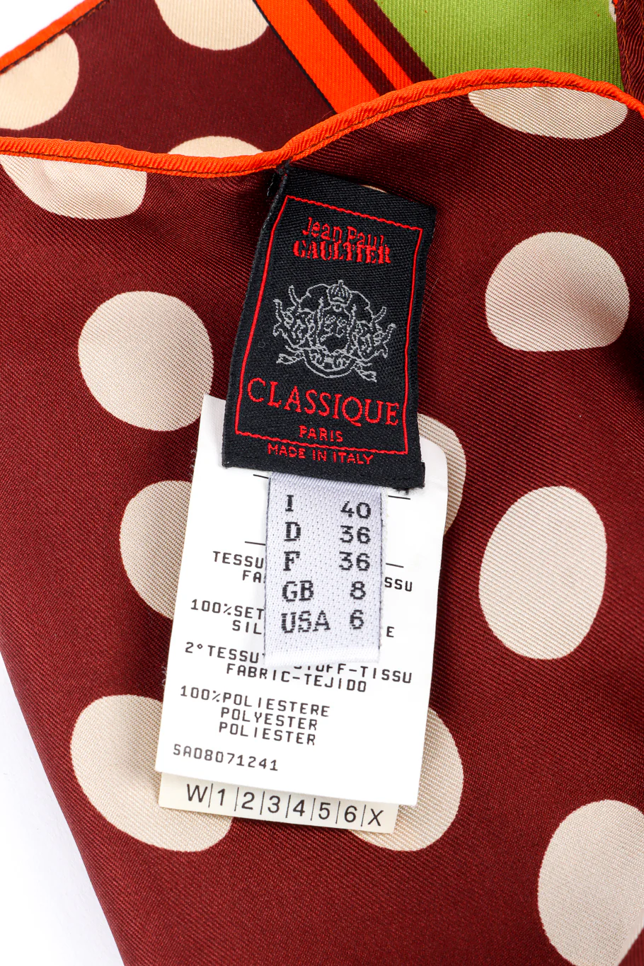 Patchwork Silk Halter Scarf Top - Image 9