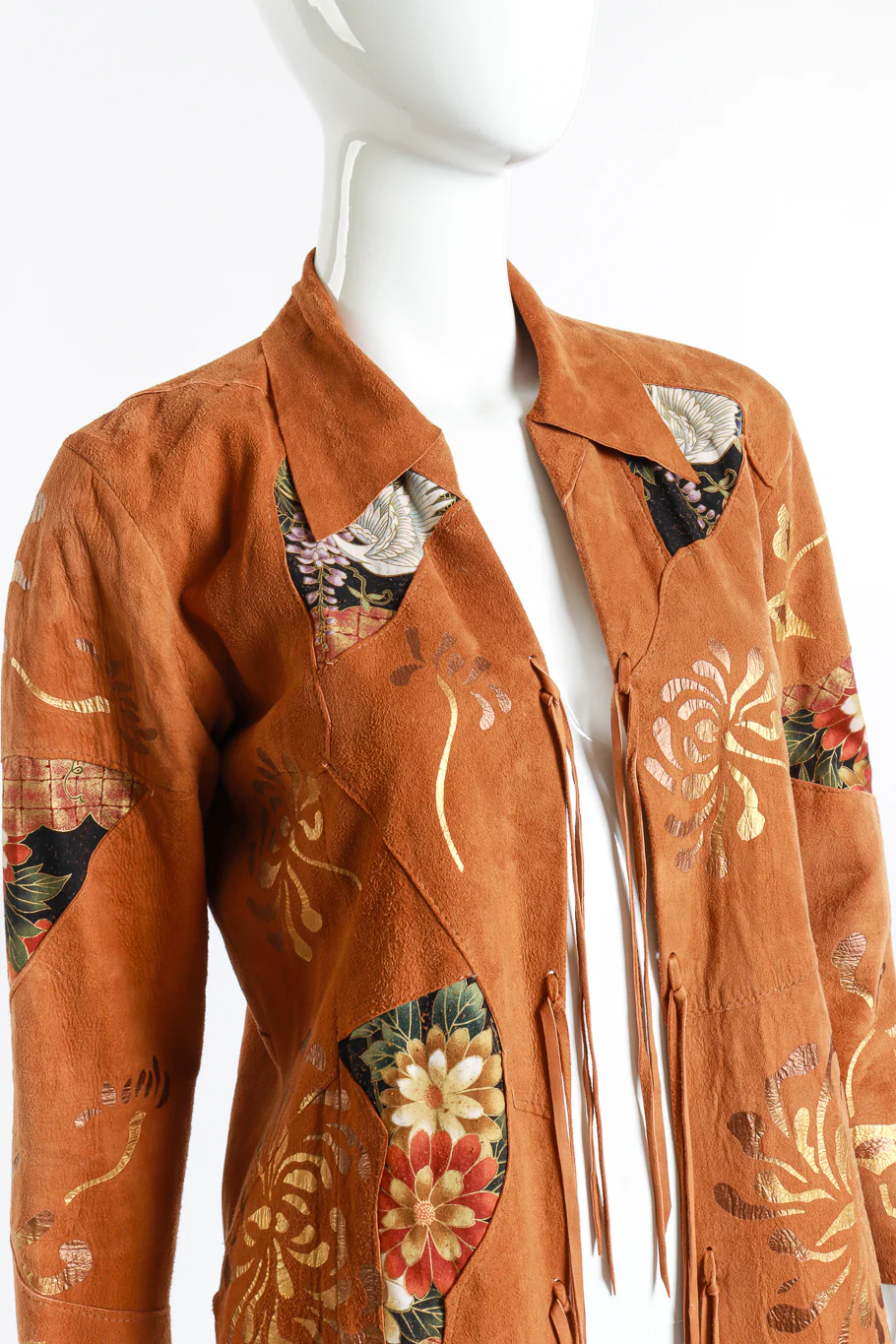 Patchwork Suede Jacket - Image 4