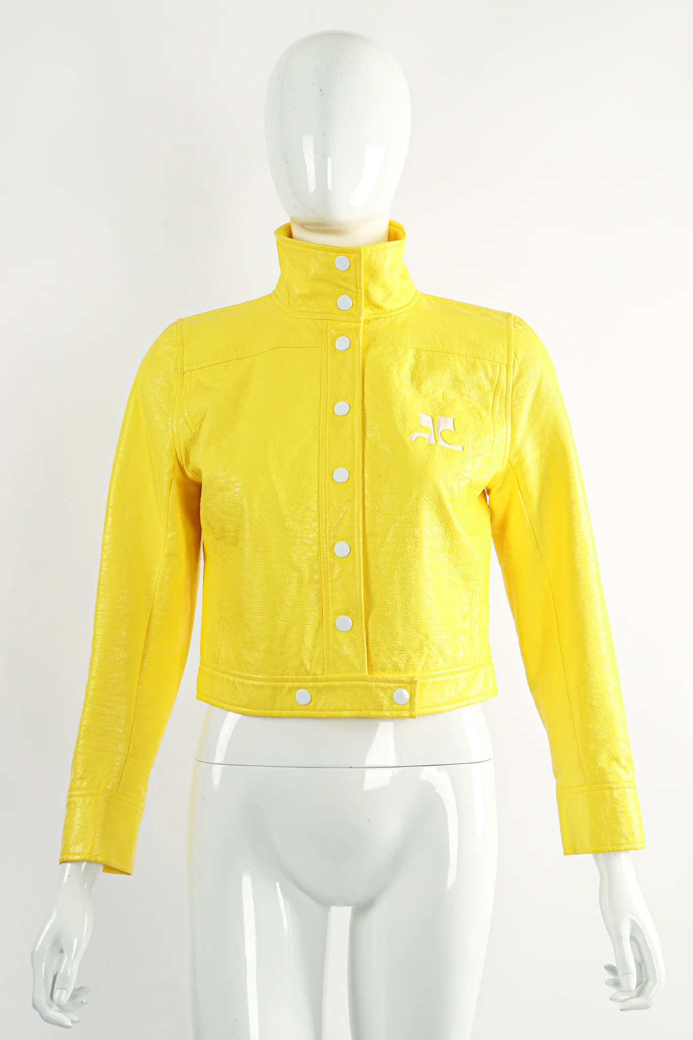Lemon Patent Jacket - Image 4