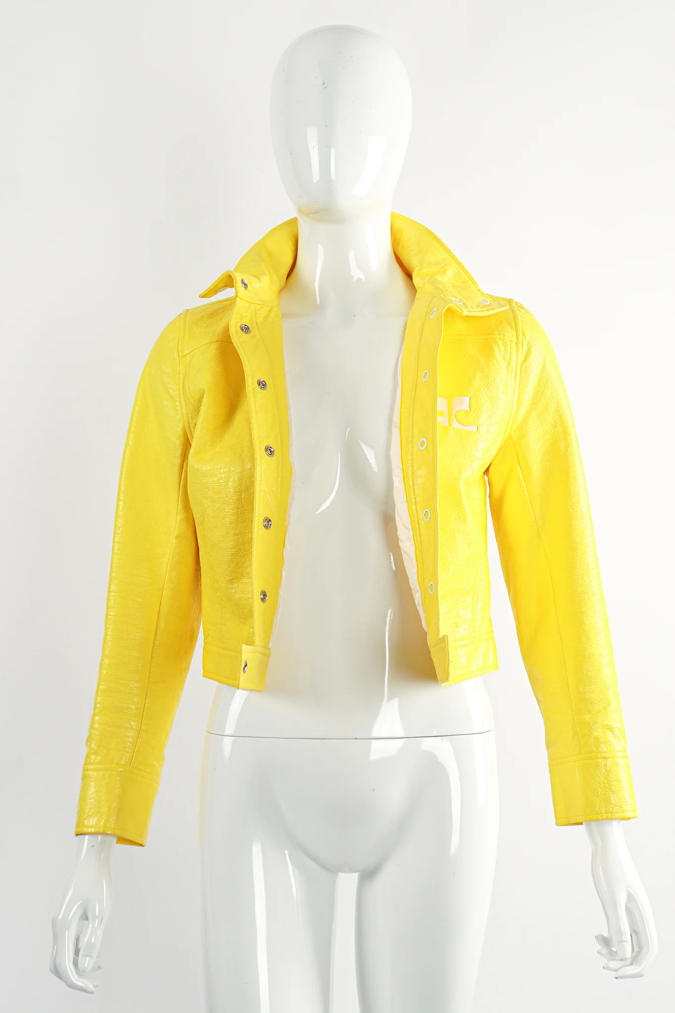 Lemon Patent Jacket - Image 5