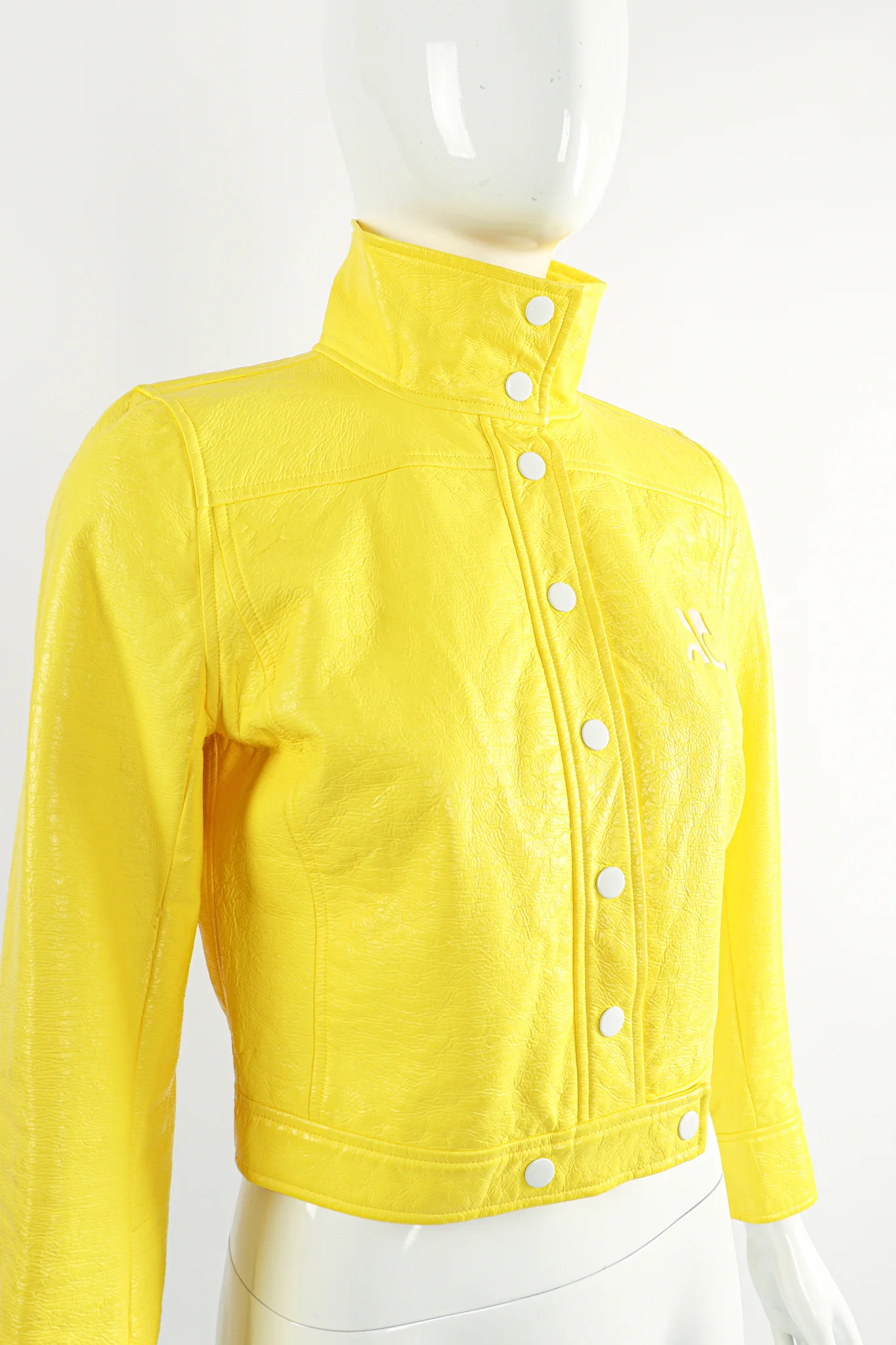 Lemon Patent Jacket - Image 6