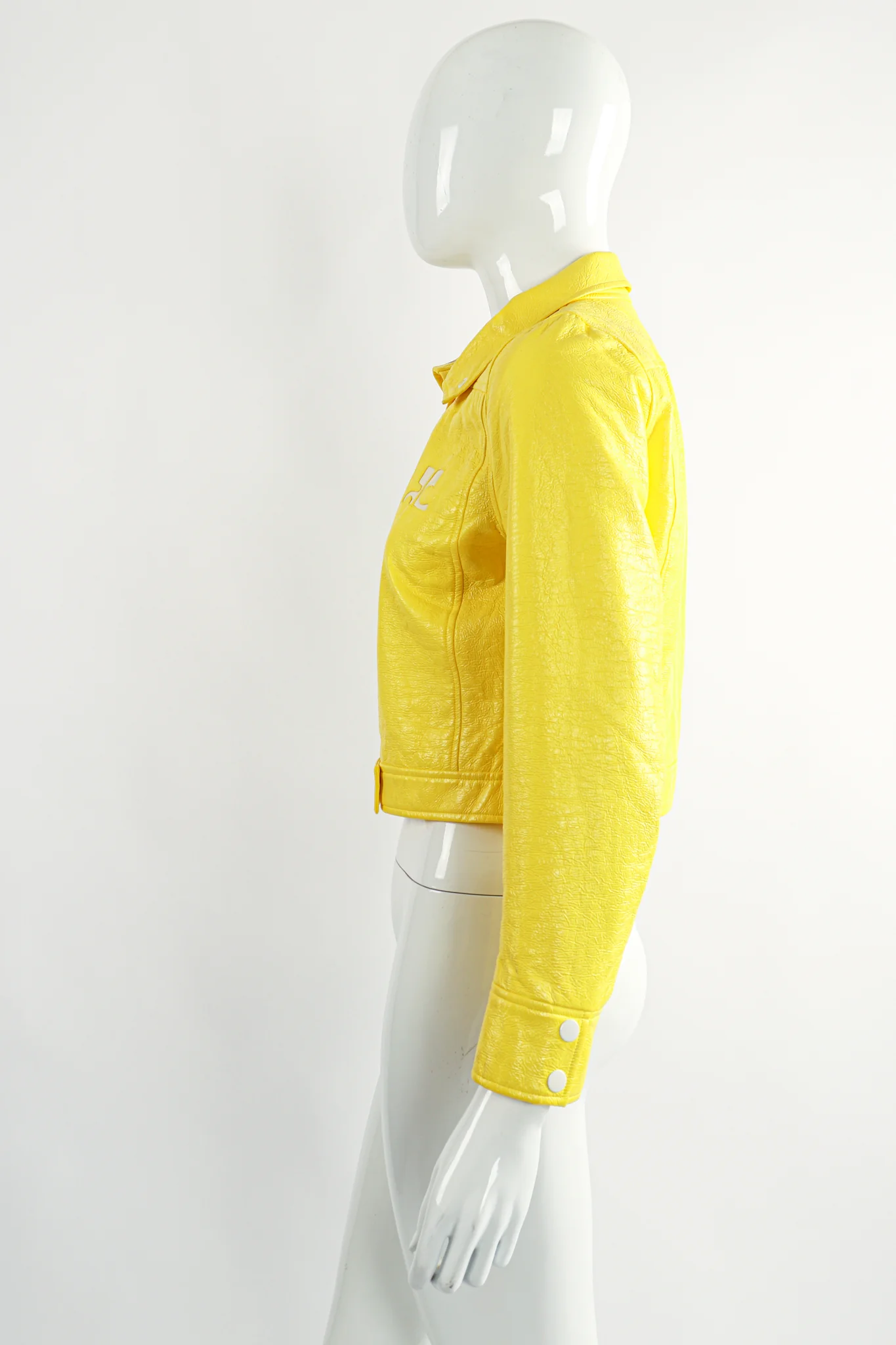Lemon Patent Jacket - Image 7
