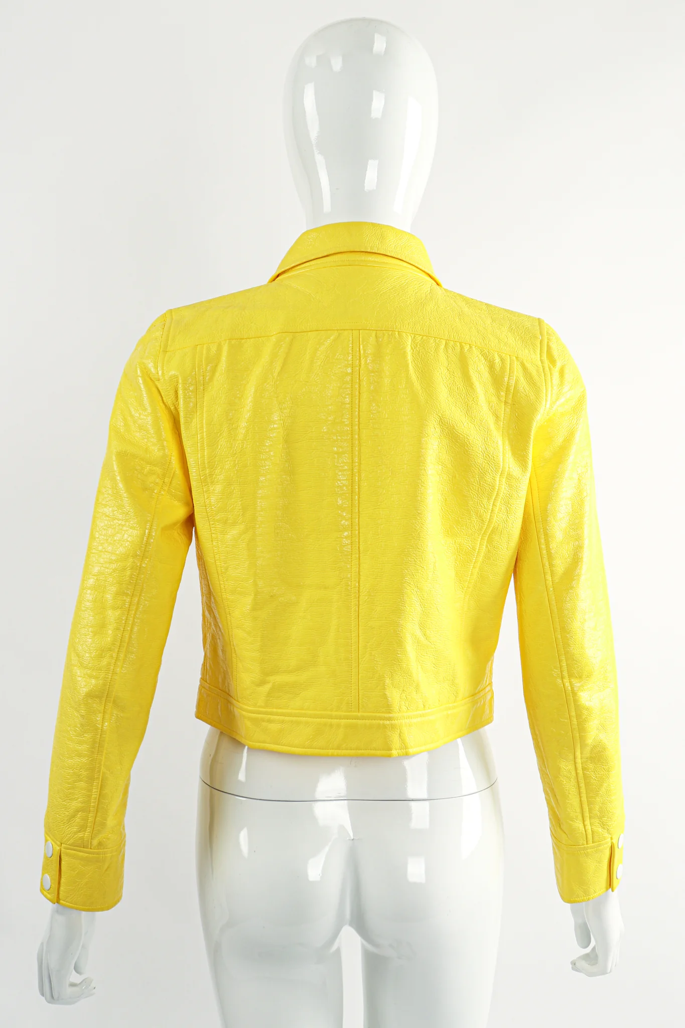 Lemon Patent Jacket - Image 8