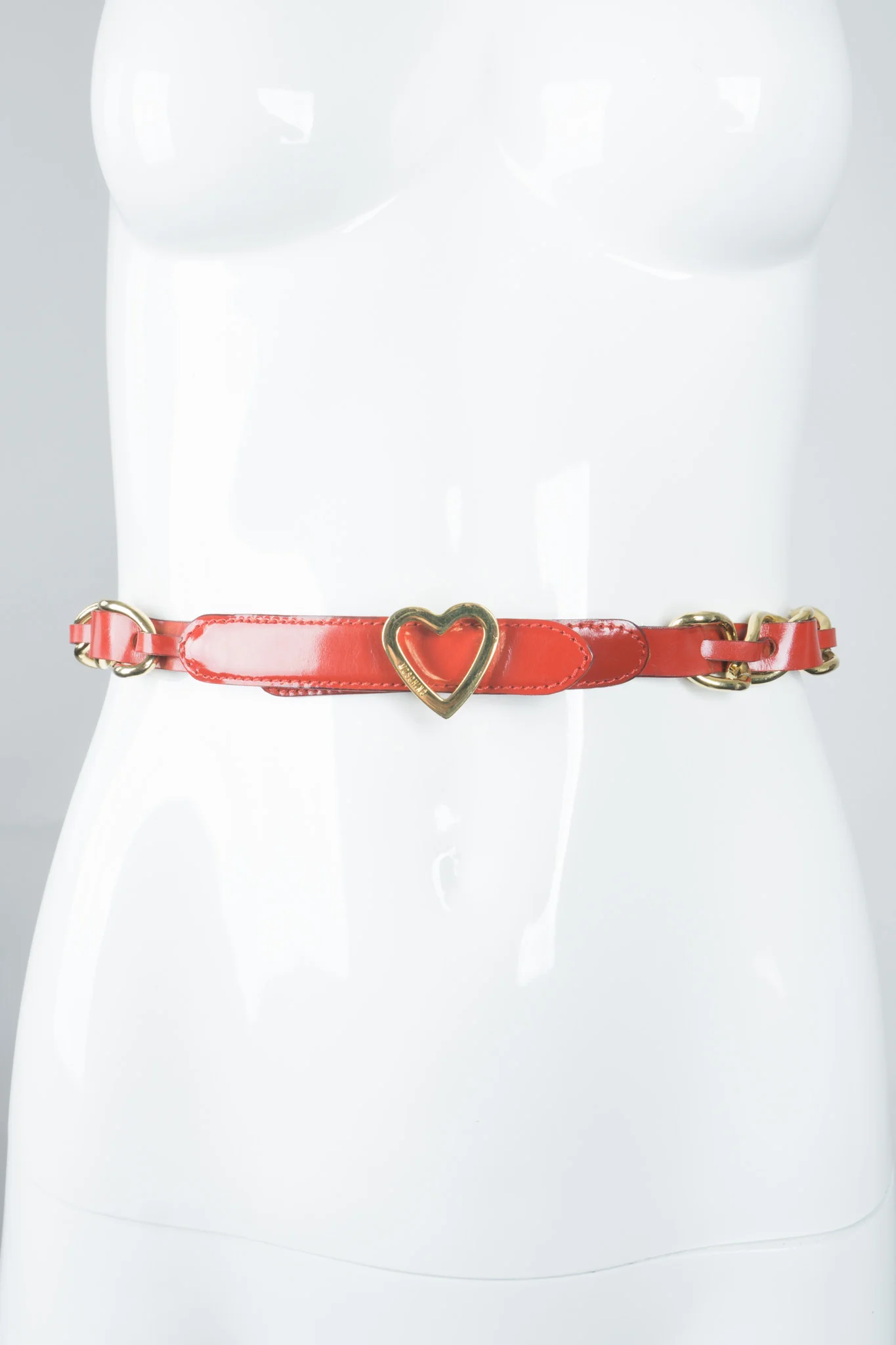 Patent Leather Heart Belt - Image 11