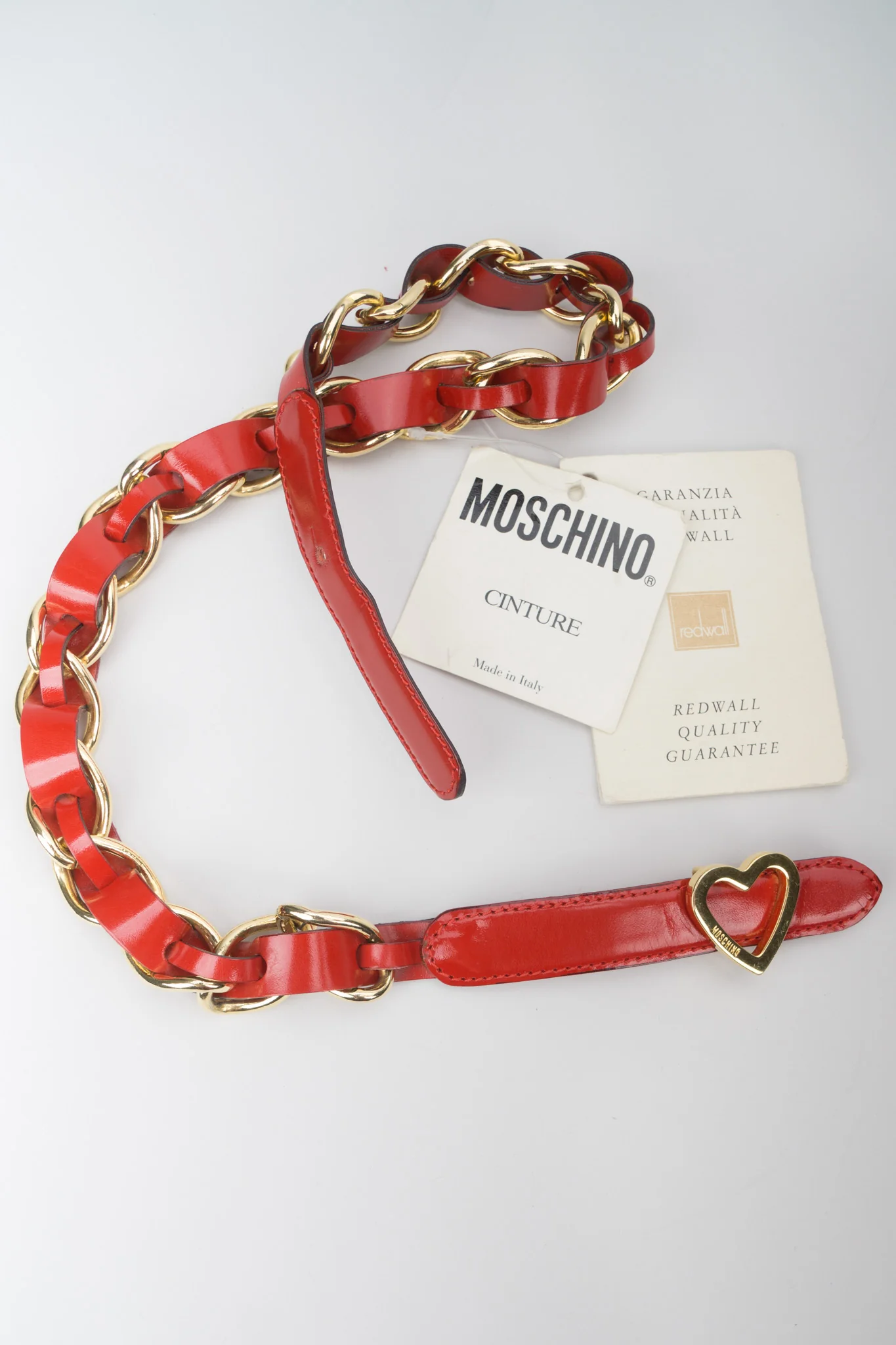Patent Leather Heart Belt - Image 8